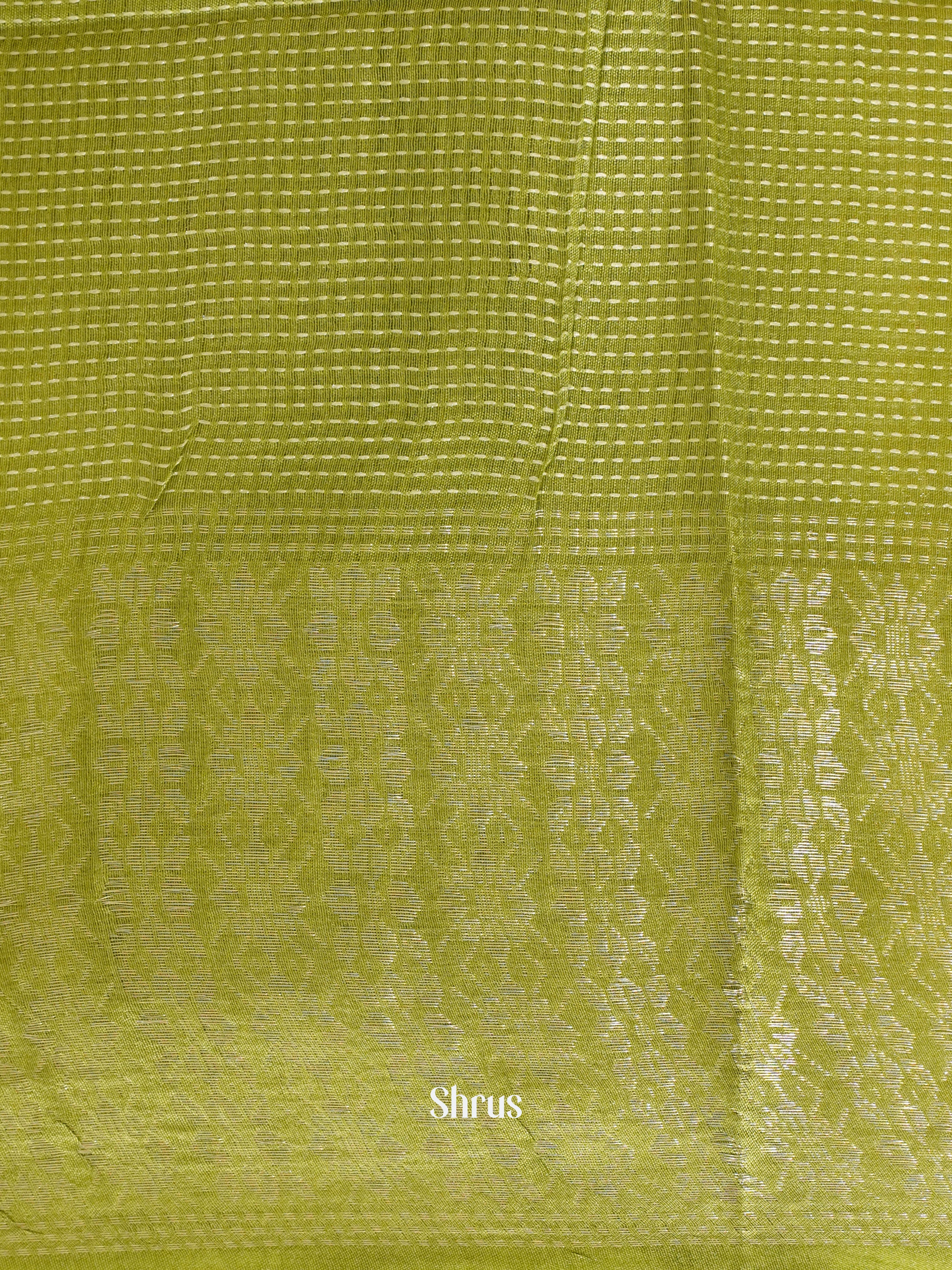 Red & Green - Semi Tussar Saree - Shop on ShrusEternity.com