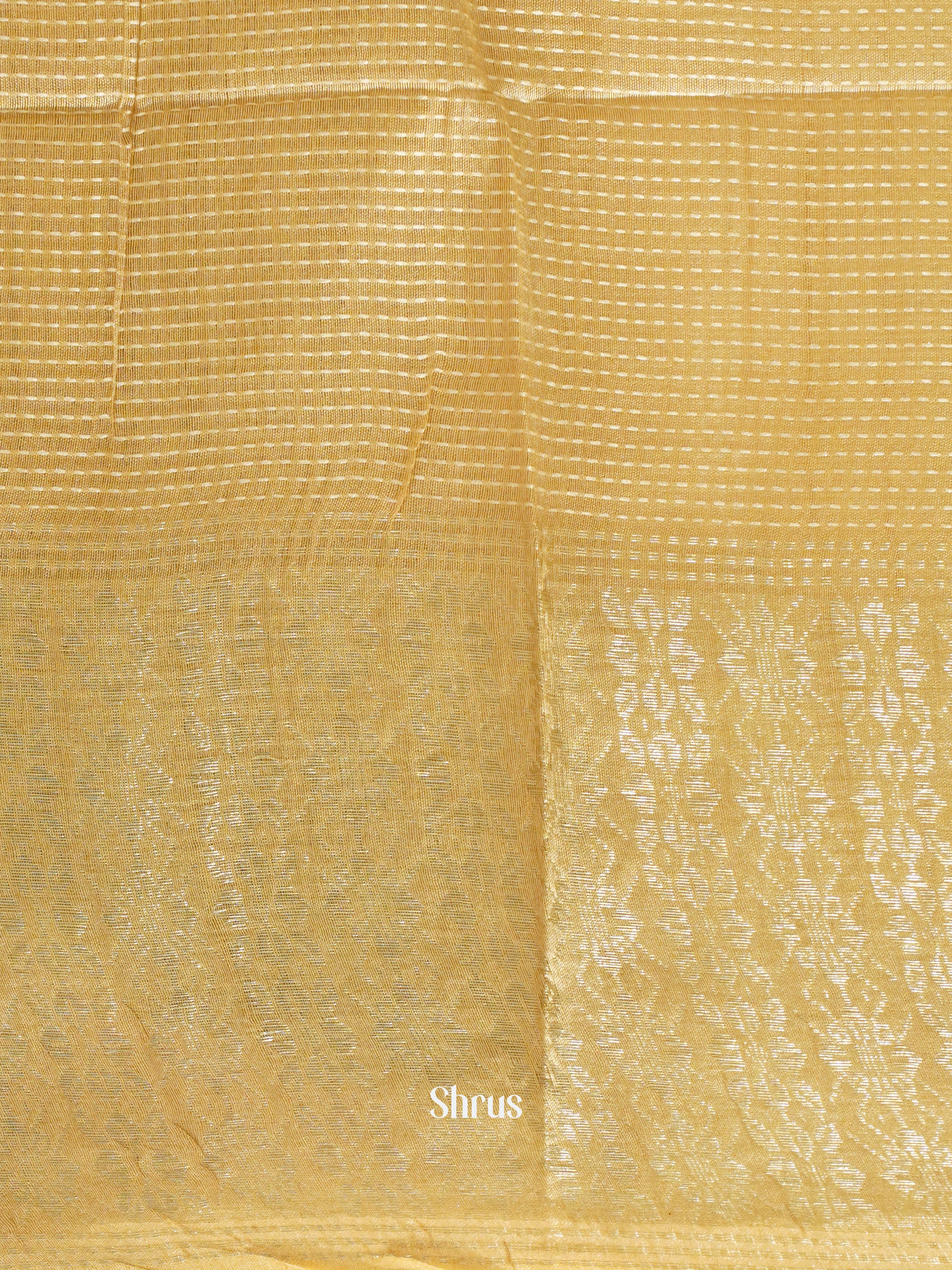 Purple & Cream - Semi Tussar Saree - Shop on ShrusEternity.com