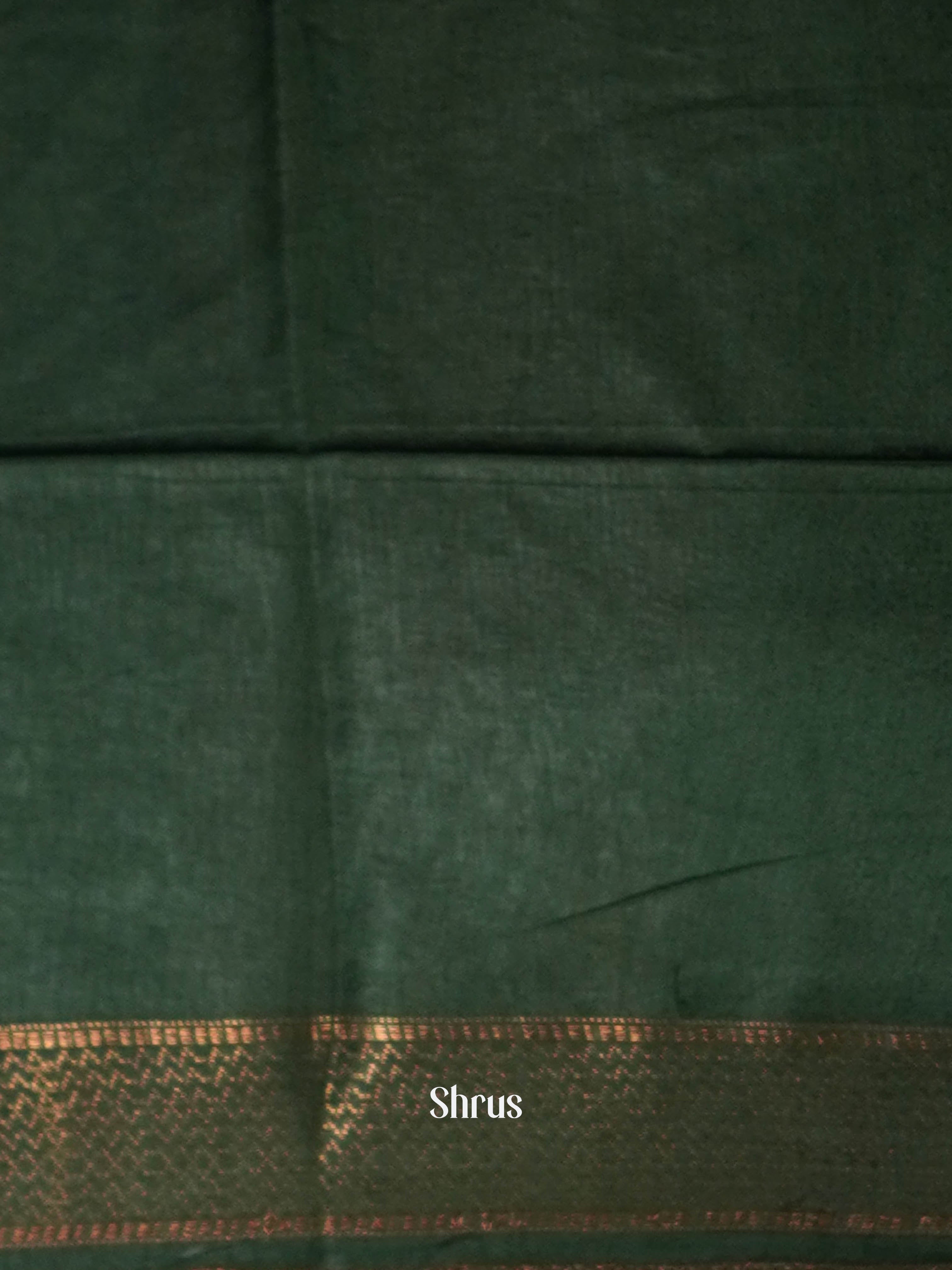 Green - Semi Tussar Saree - Shop on ShrusEternity.com