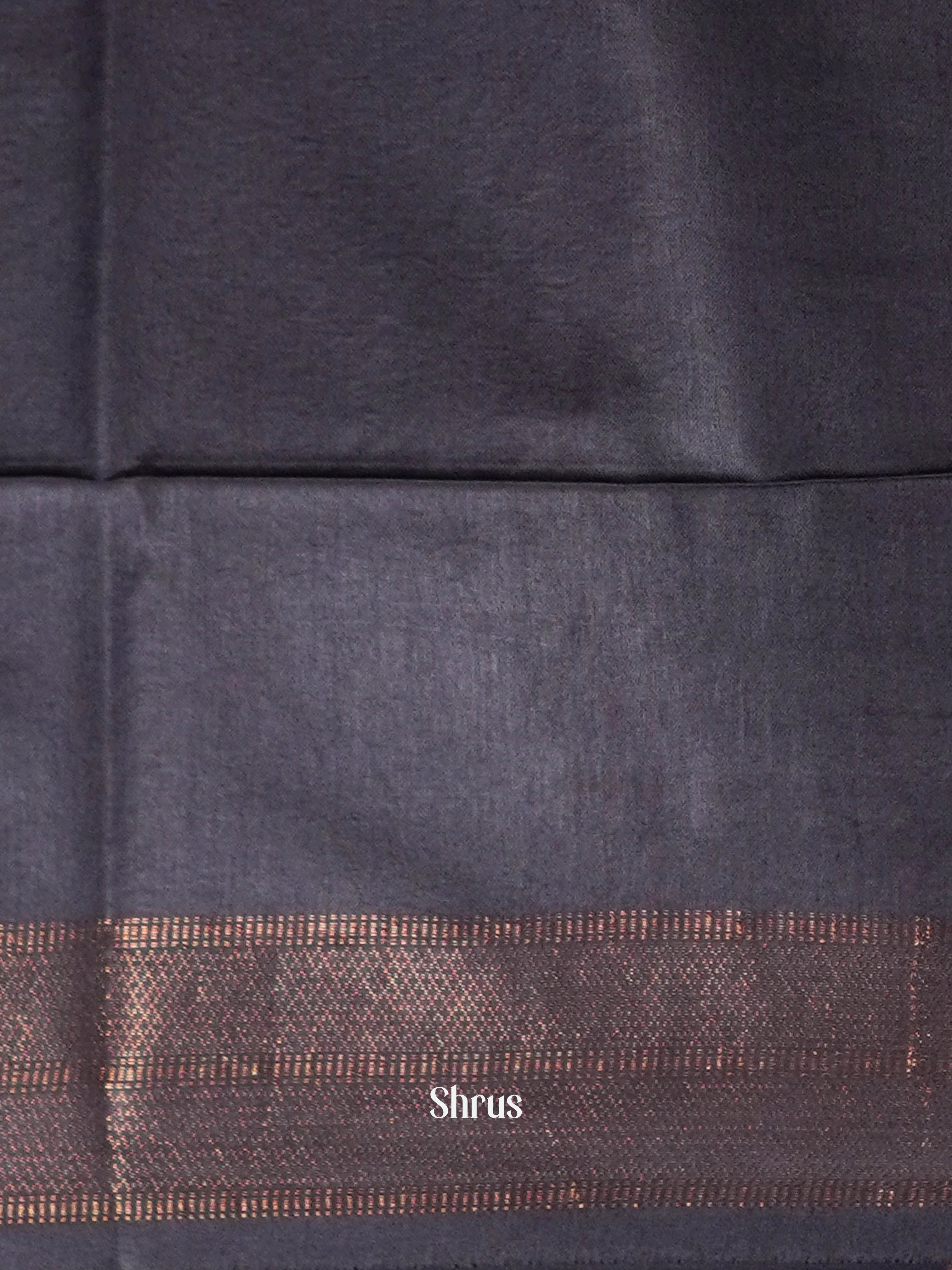 Grey- Semi Tussar Saree - Shop on ShrusEternity.com