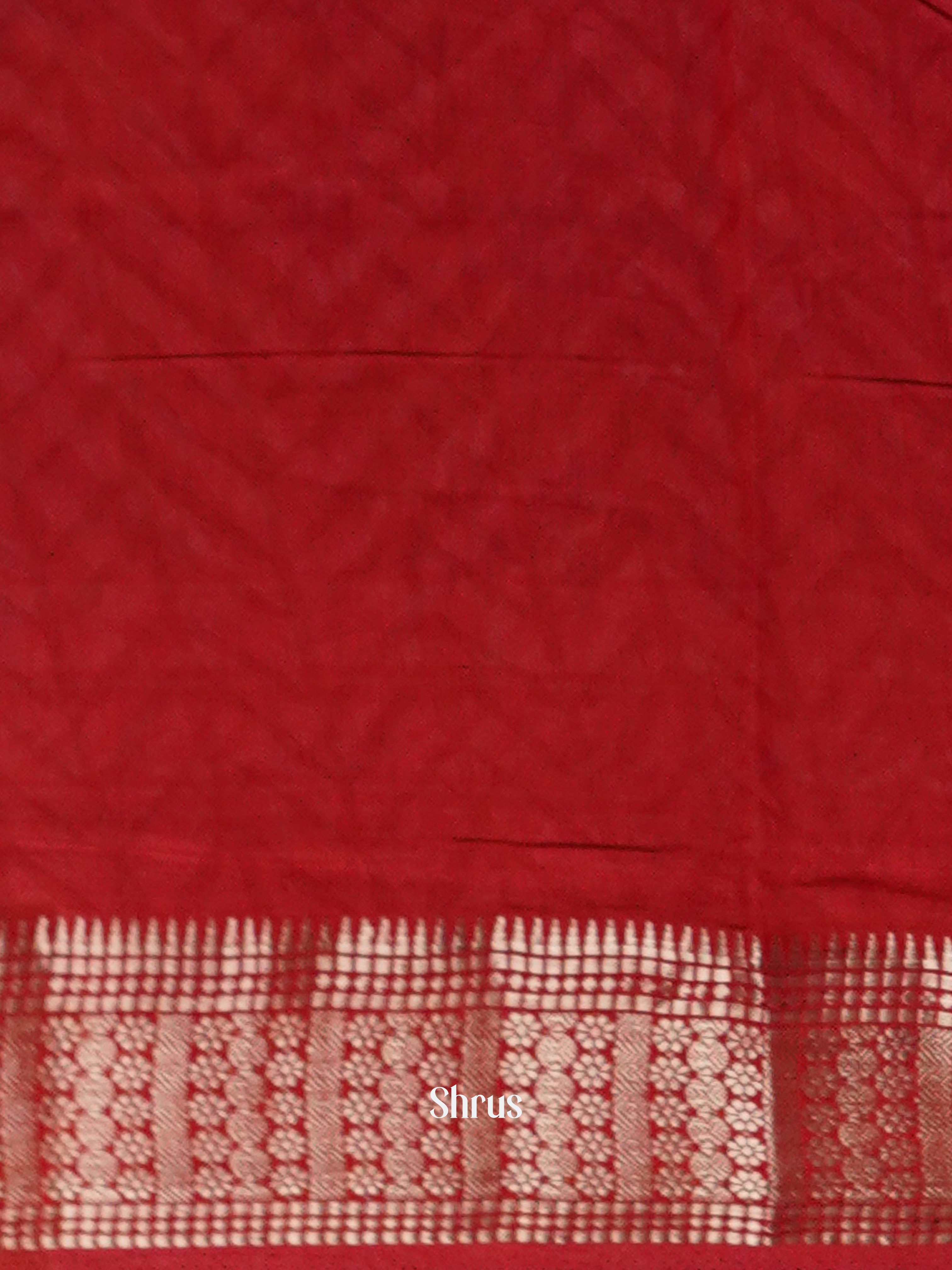 Black & Maroon - Art Modal Saree - Shop on ShrusEternity.com
