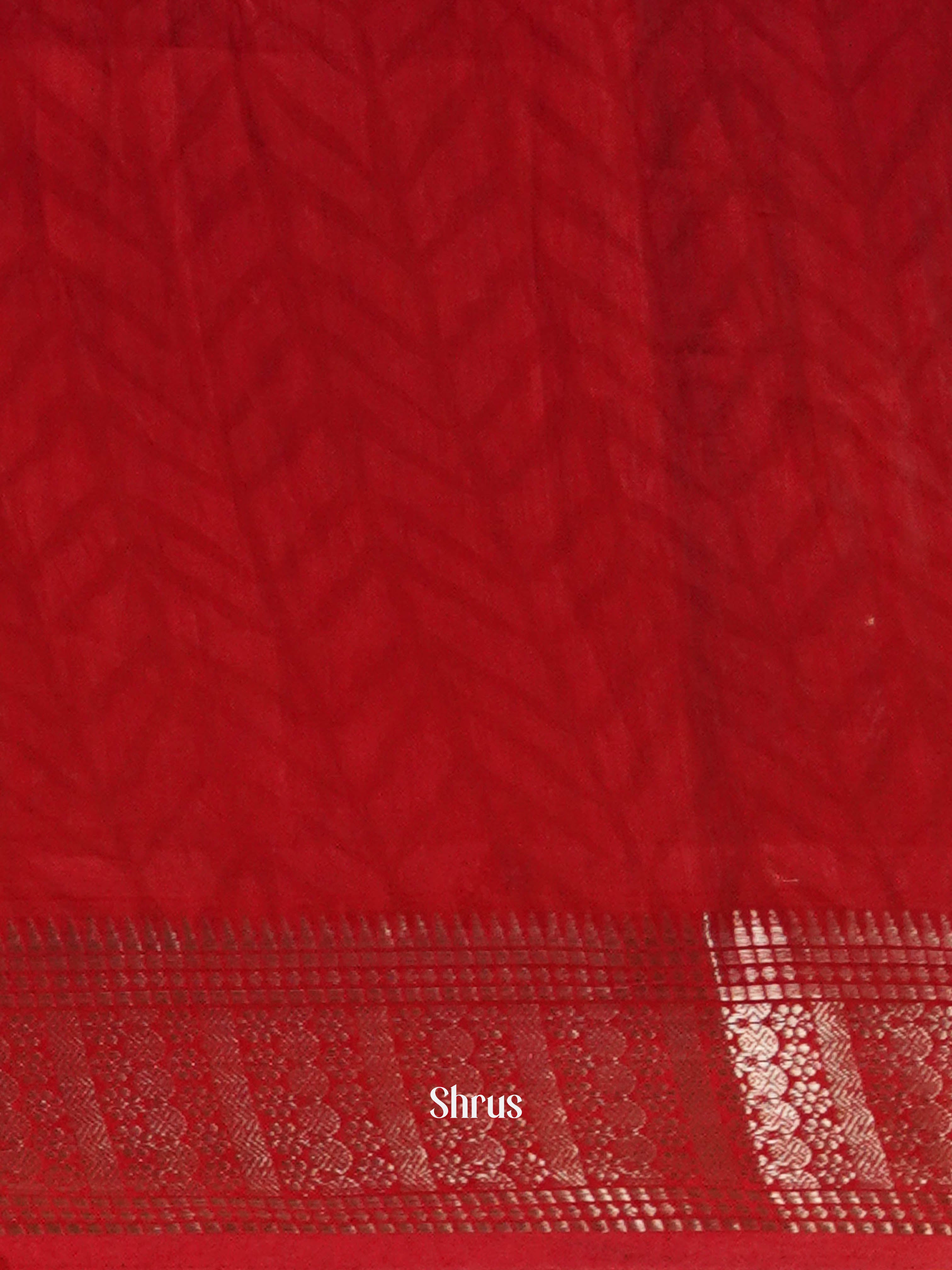 Black & Red - Art Modal Saree - Shop on ShrusEternity.com