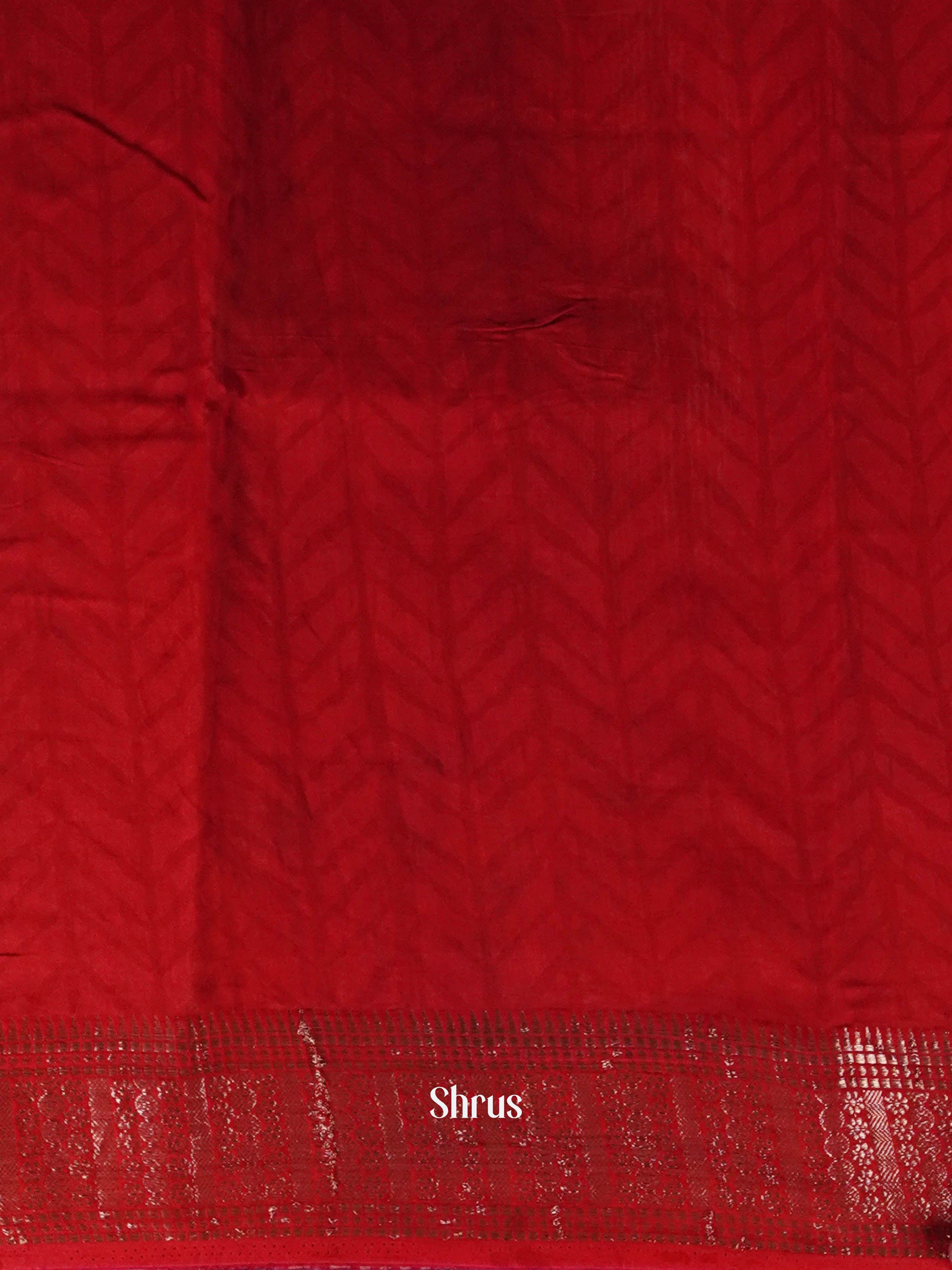 Black & Red - Art Modal Saree - Shop on ShrusEternity.com