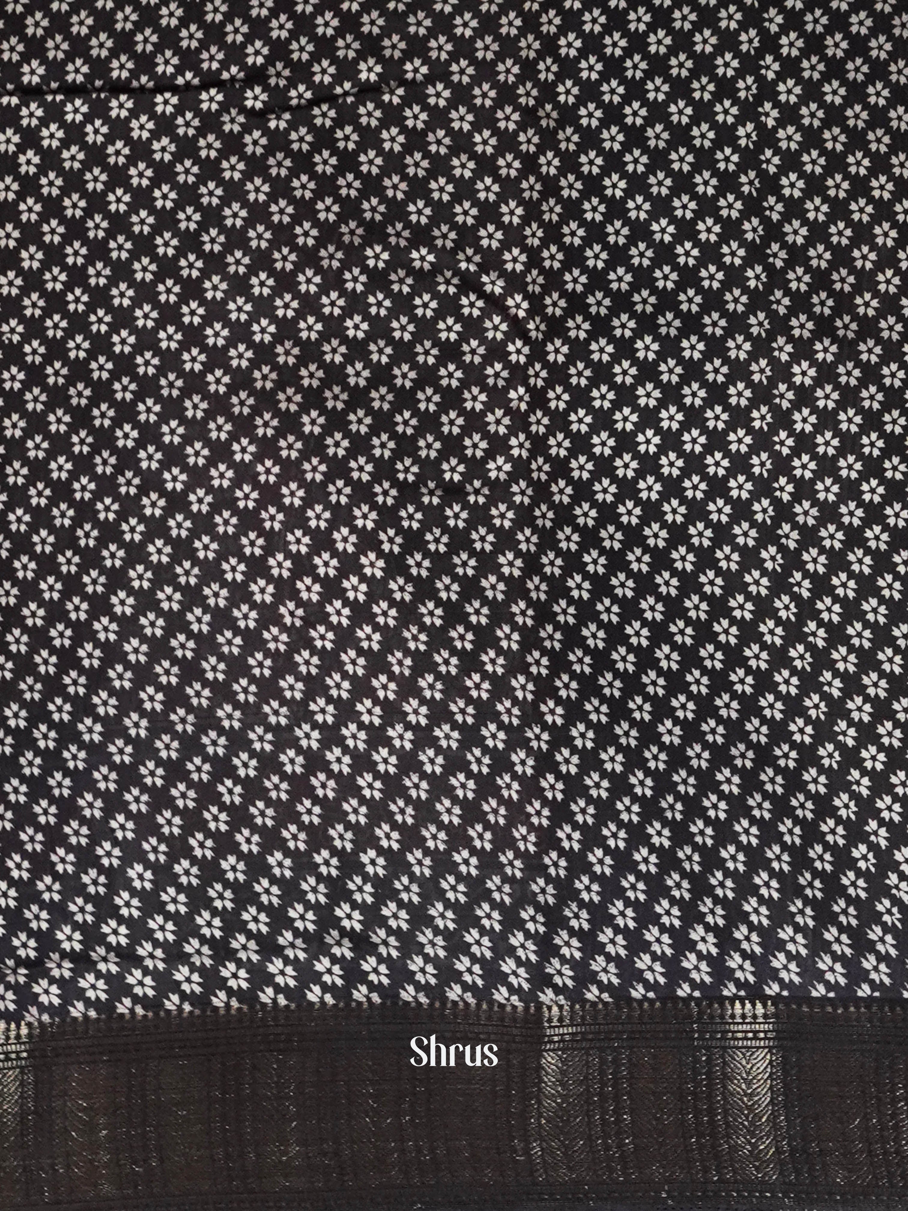Red & Black - Art Modal Saree - Shop on ShrusEternity.com