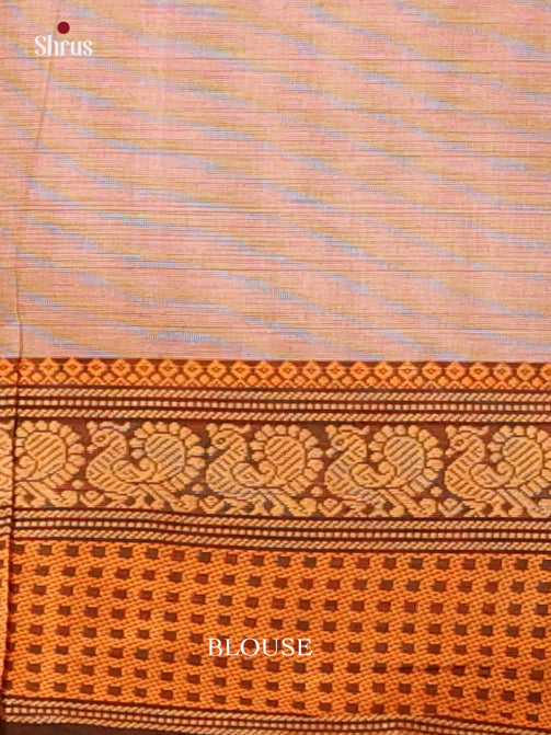 Grey & Brown - Chettinad Cotton Saree - Shop on ShrusEternity.com