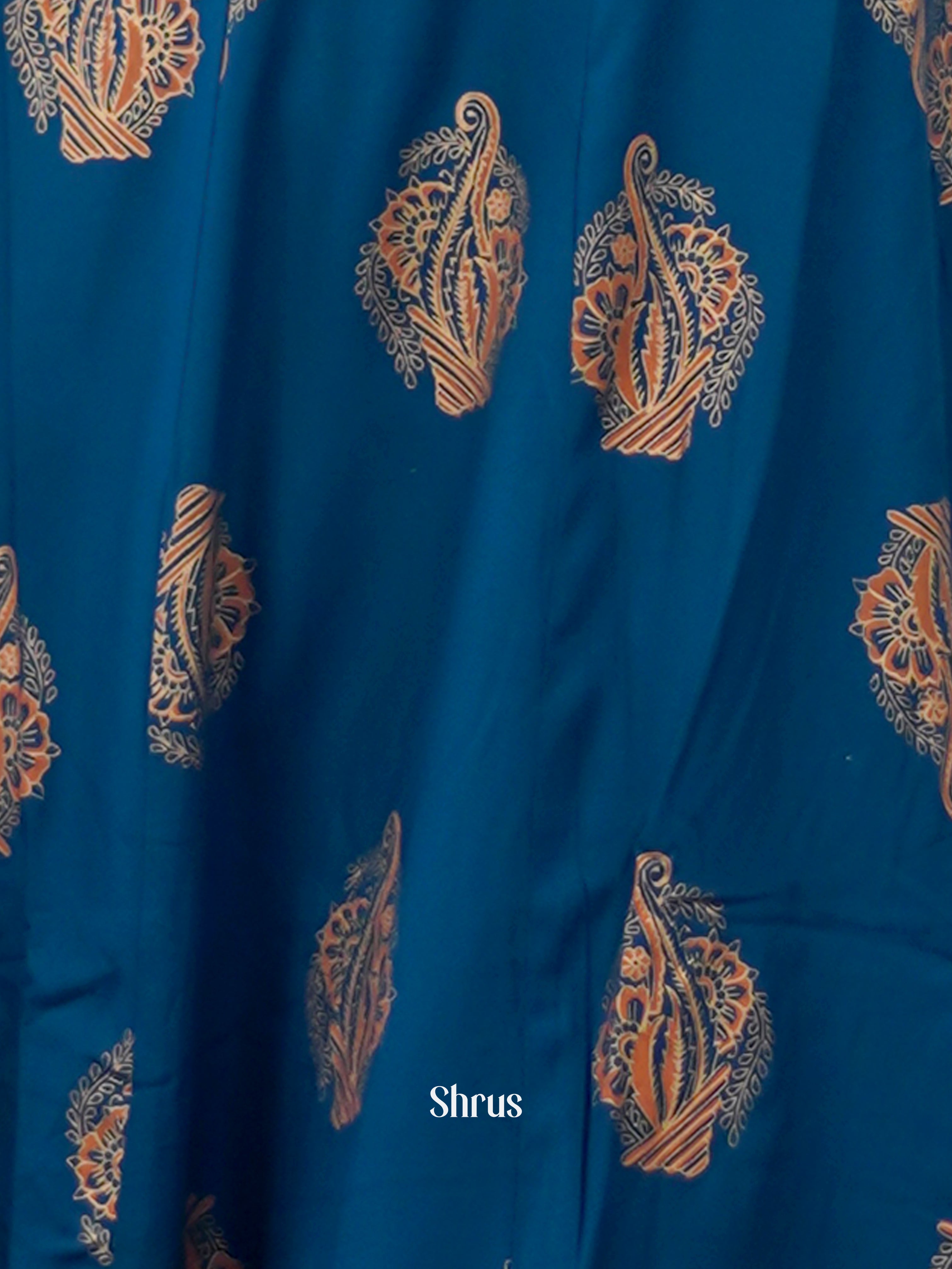 Blue - Readymade Kurti - Shop on ShrusEternity.com