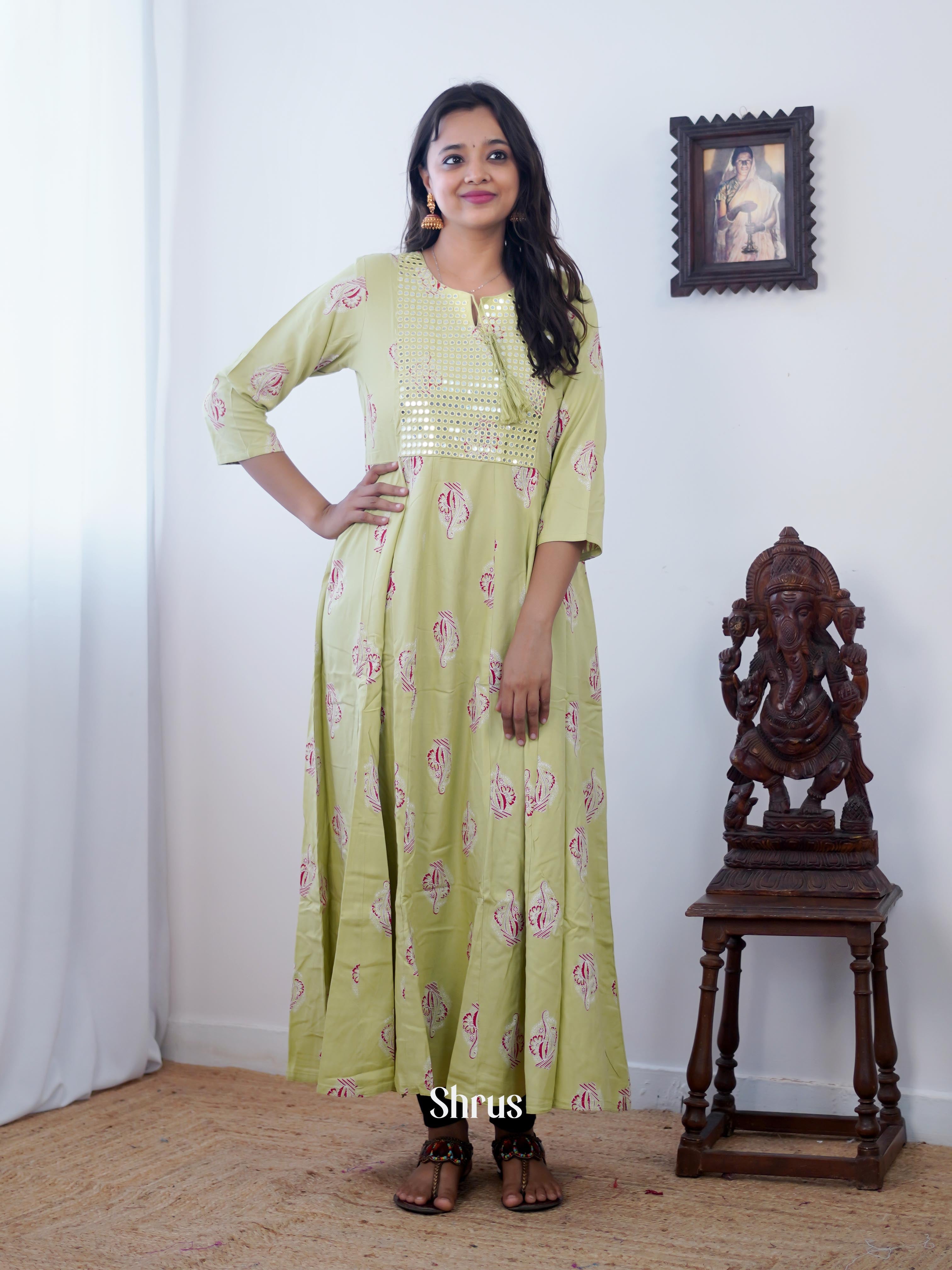 Green - Readymade Suits - Shop on ShrusEternity.com