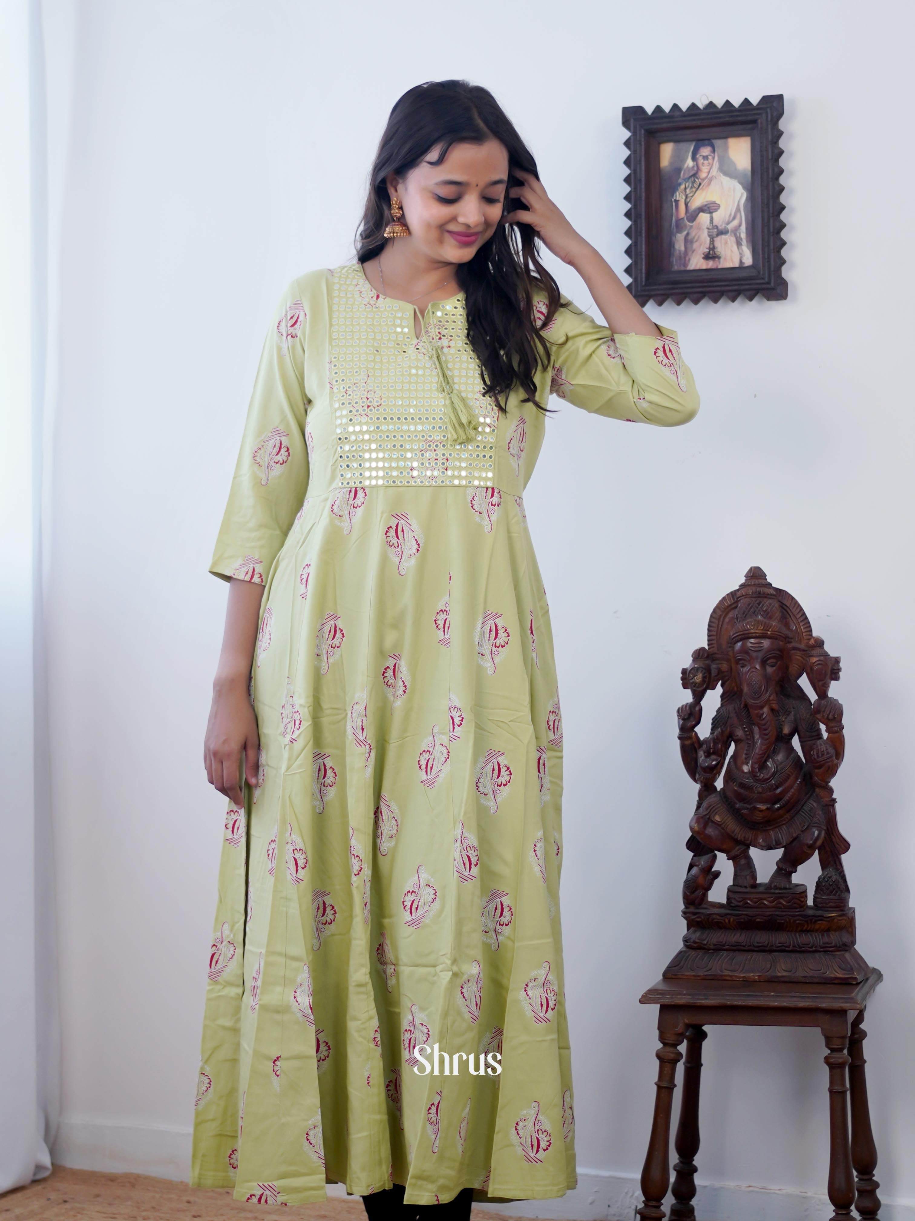Green - Readymade Suits - Shop on ShrusEternity.com
