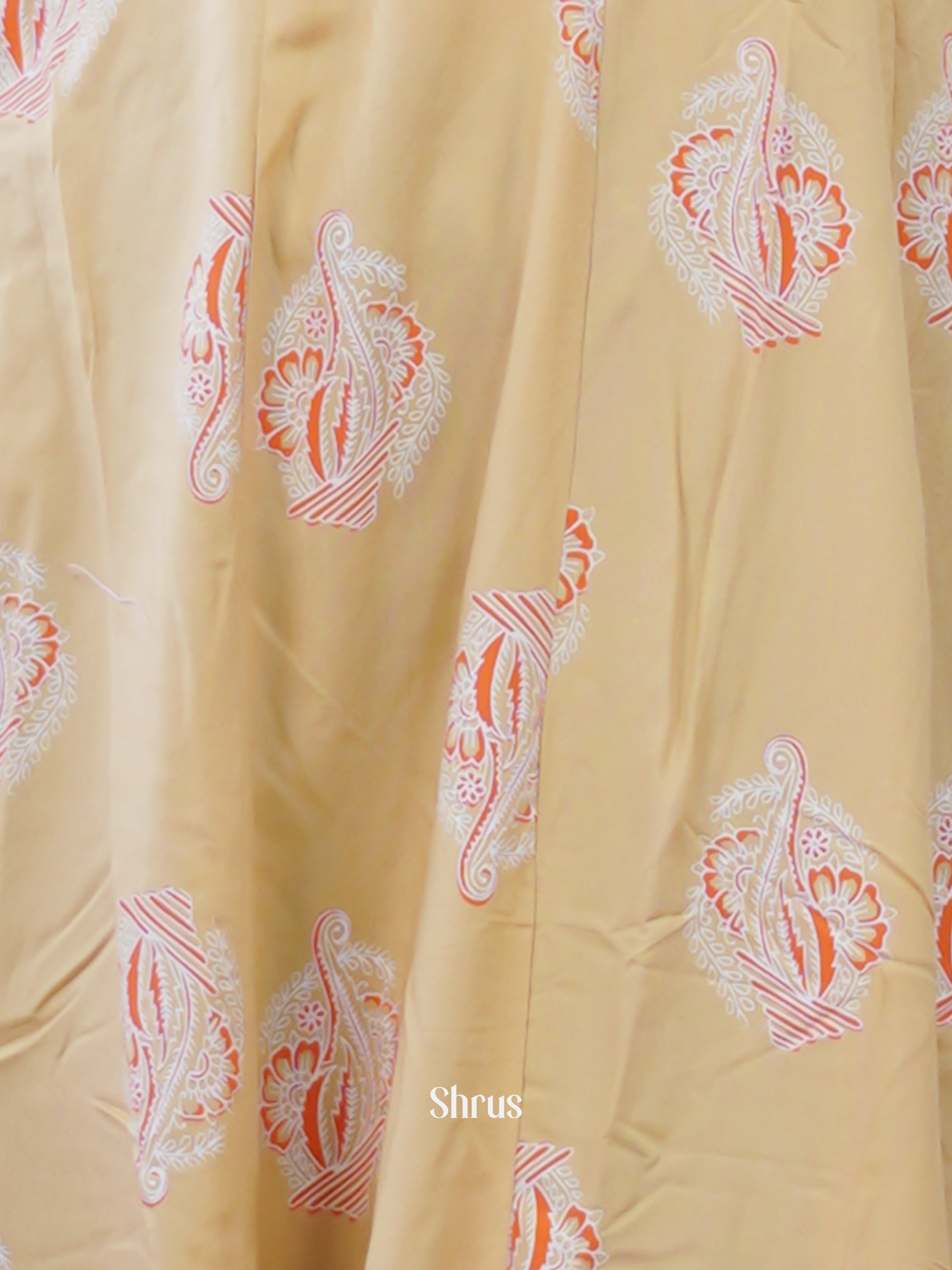 Beige - Readymade Kurti - Shop on ShrusEternity.com