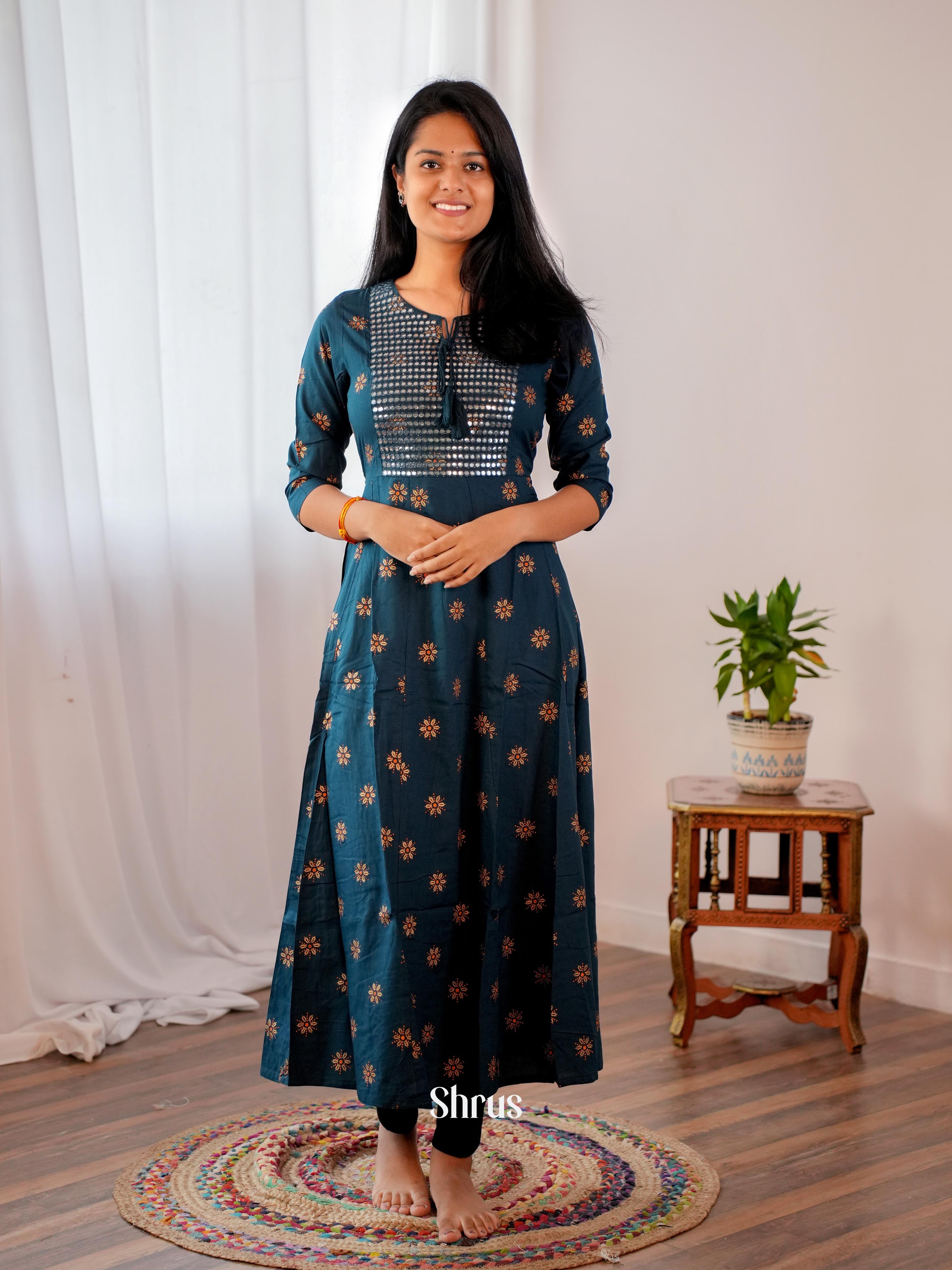 Peacock Green- Readymade Suits - Shop on ShrusEternity.com