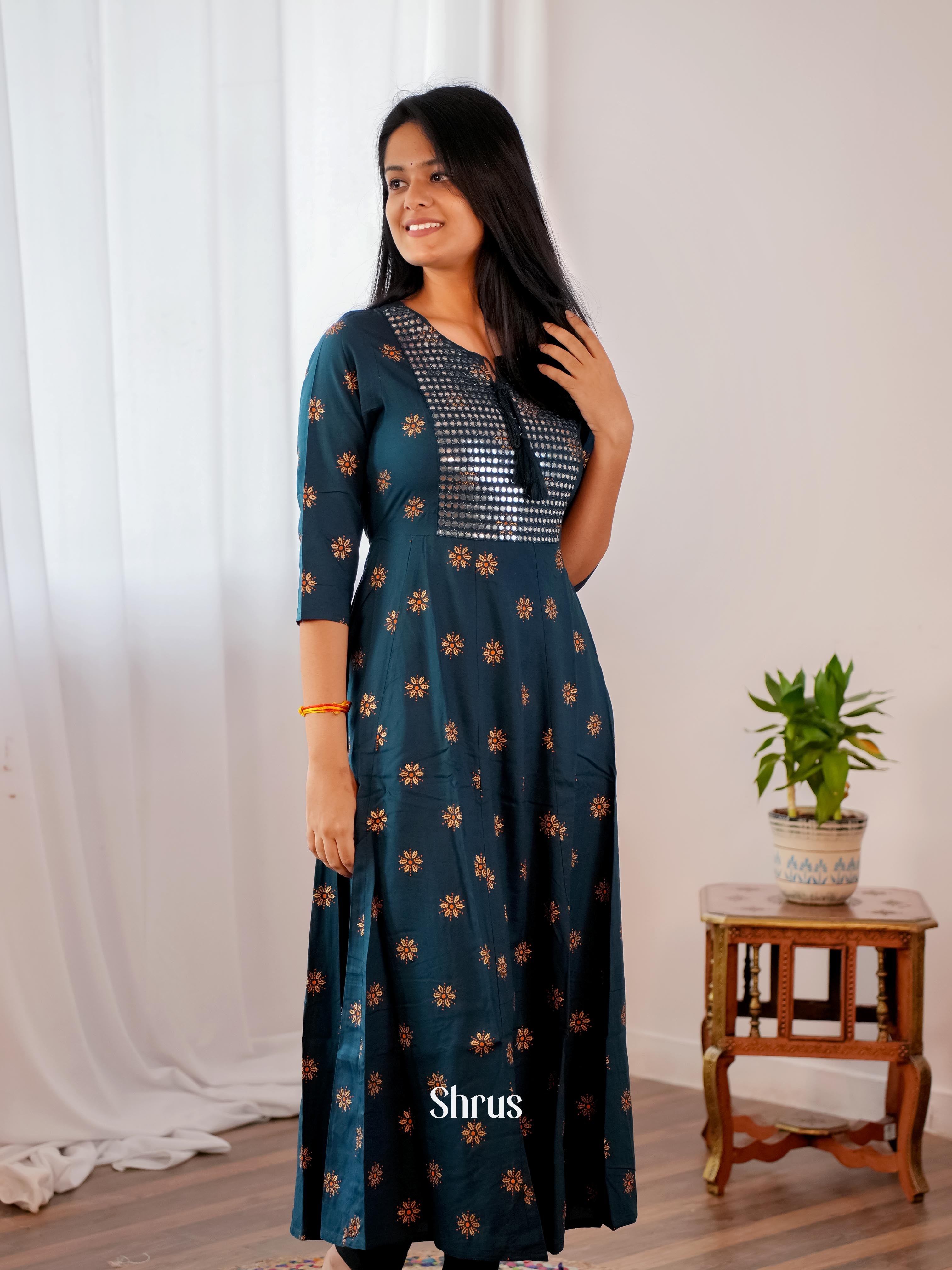 Peacock Green- Readymade Suits - Shop on ShrusEternity.com