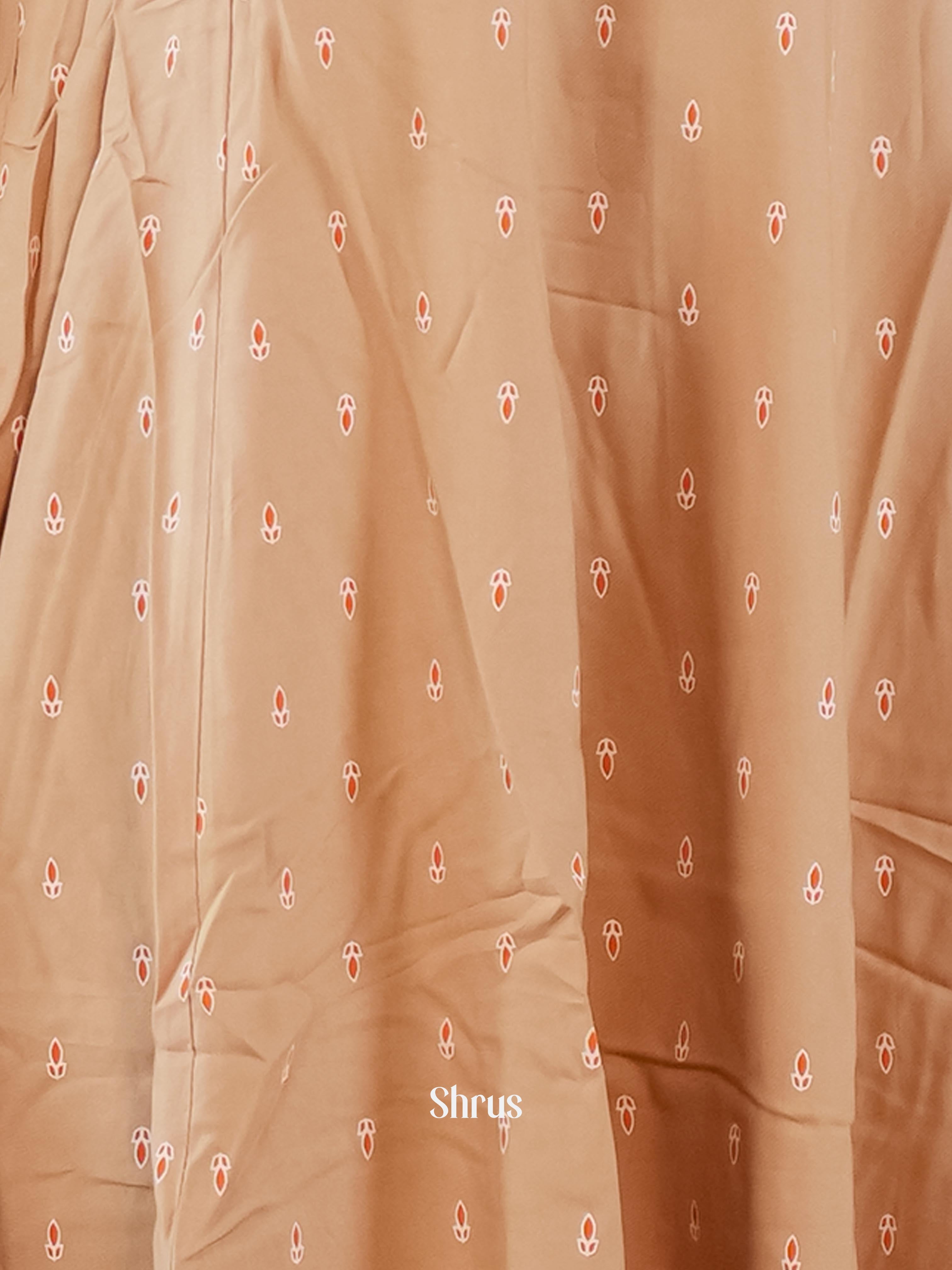 Dull Brown - Readymade Kurti - Shop on ShrusEternity.com