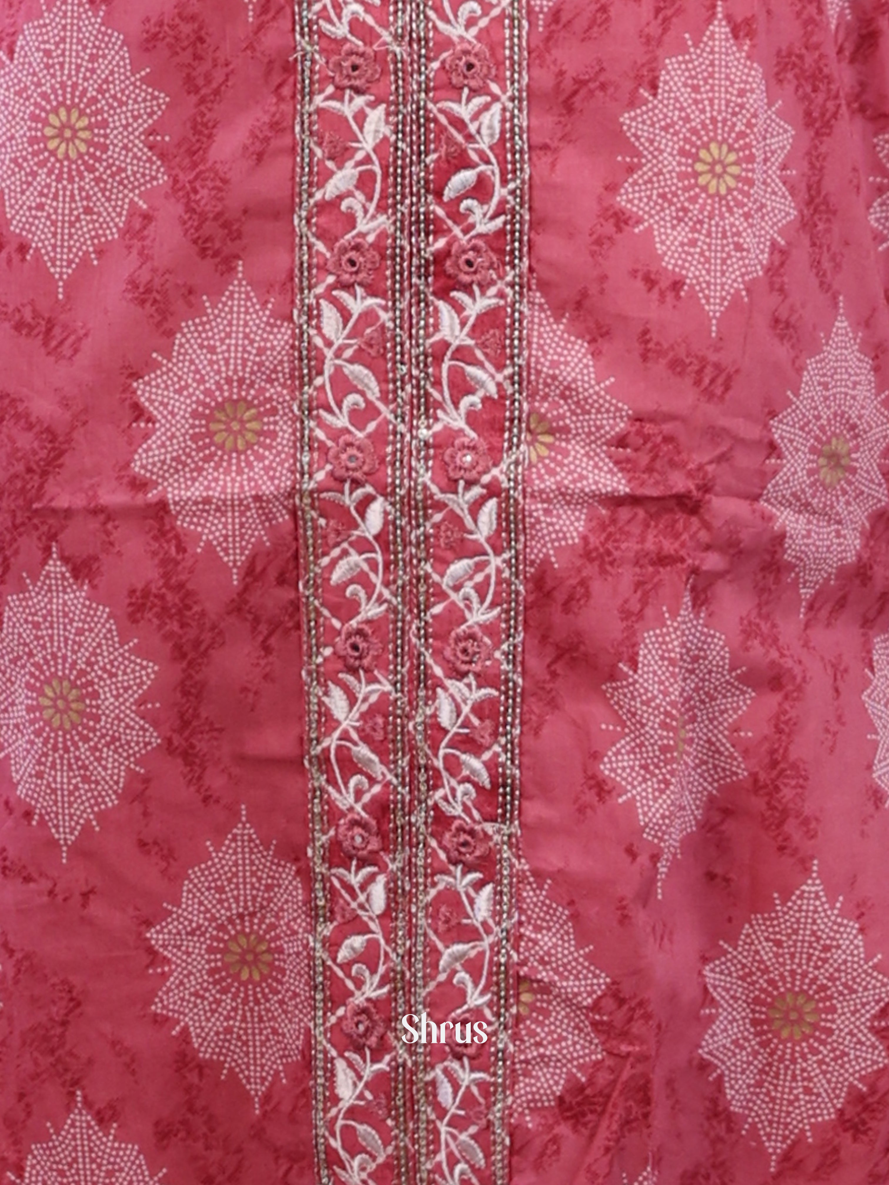 Pink -3pc Cotton Readymade Suits - Shop on ShrusEternity.com