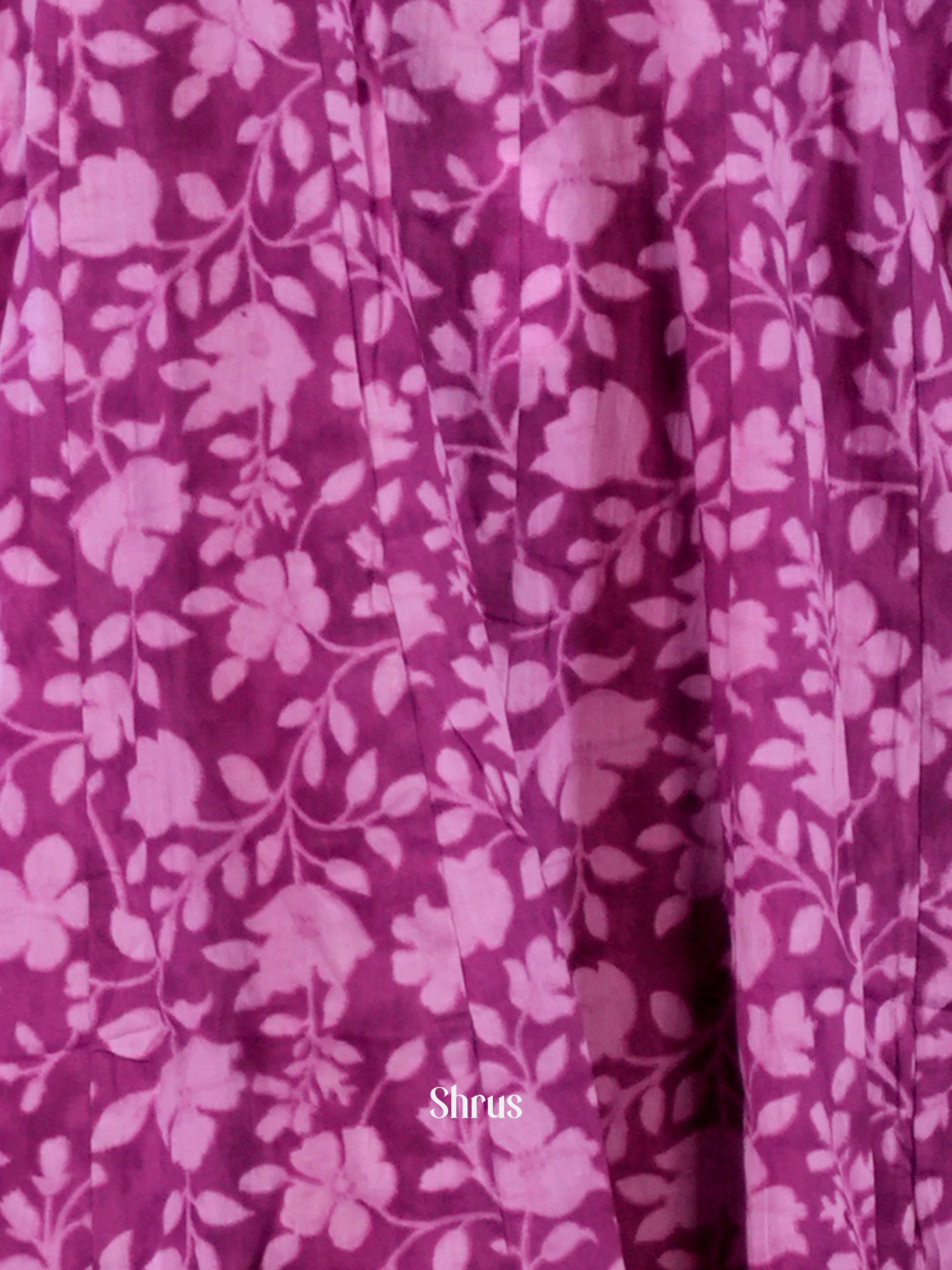 Purple -3pc floral printed Readymade Suits - Shop on ShrusEternity.com