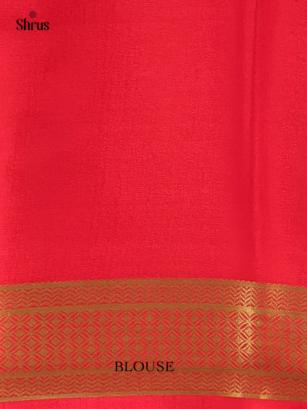 Yellow & Red- Mysore Silk Saree - Shop on ShrusEternity.com