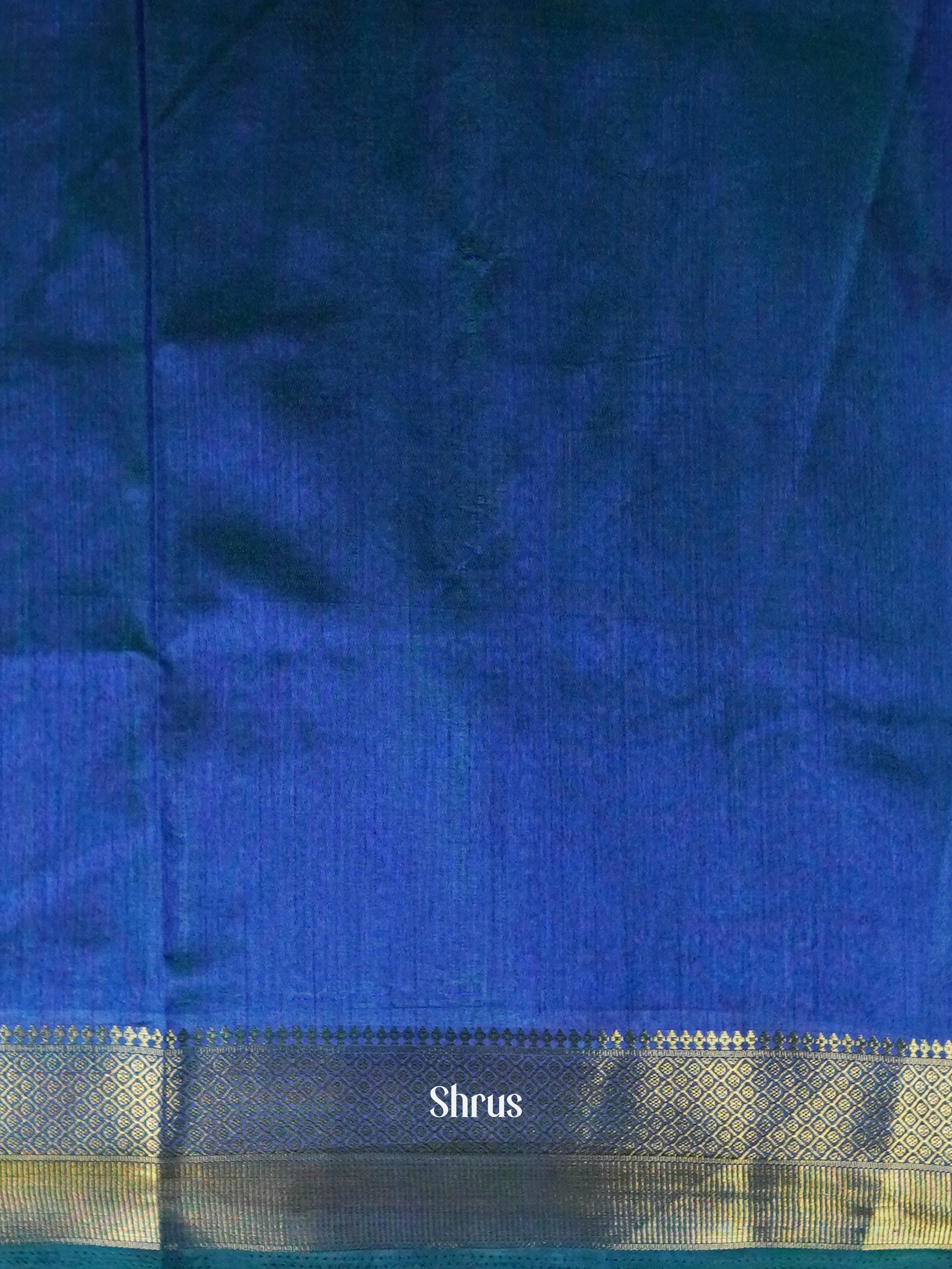 Green & Blue - Semi Patola Saree - Shop on ShrusEternity.com