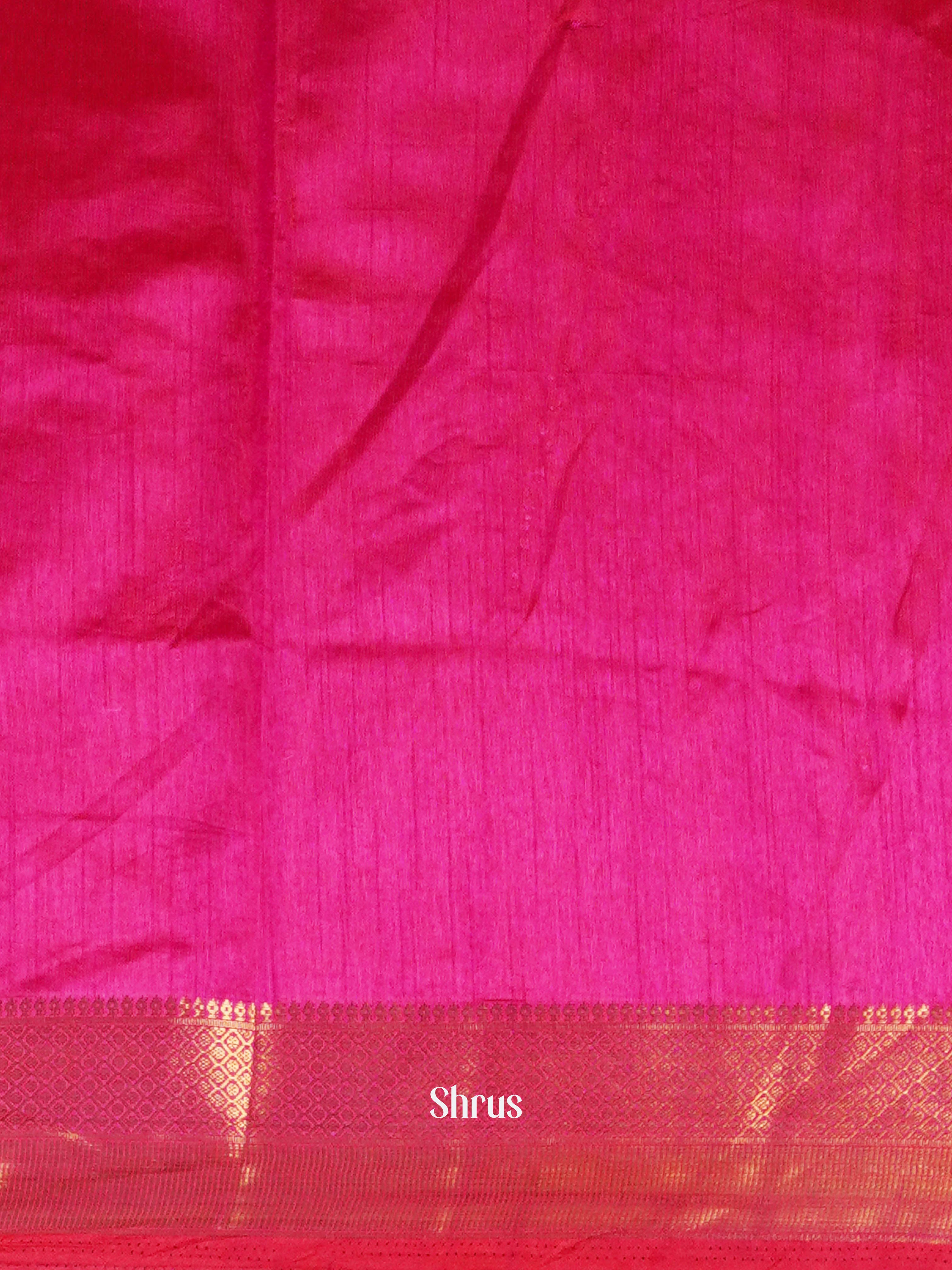 Purple & Pink - Semi Patola Saree - Shop on ShrusEternity.com