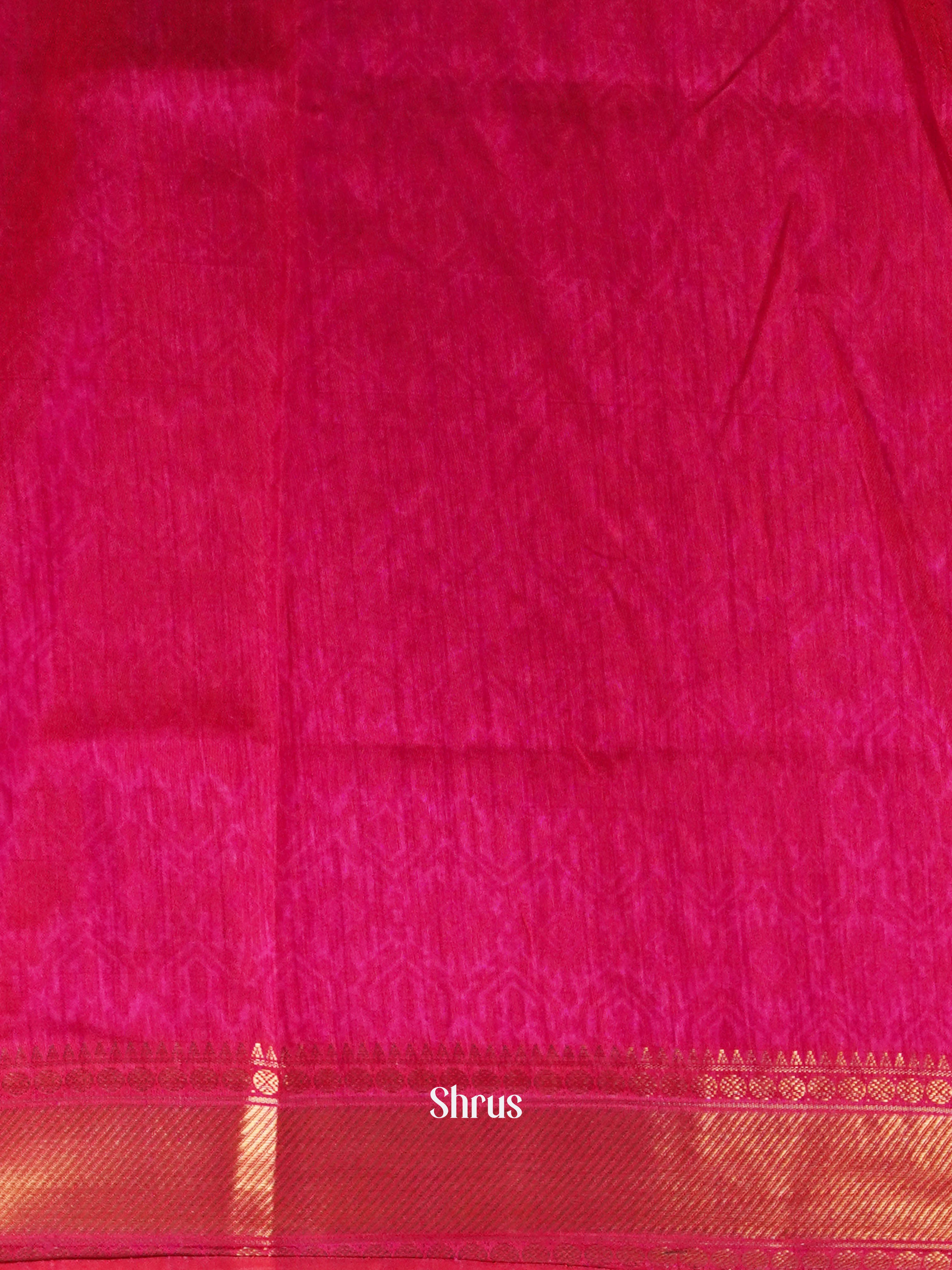 Pink & Orchid - Semi Patola Saree - Shop on ShrusEternity.com
