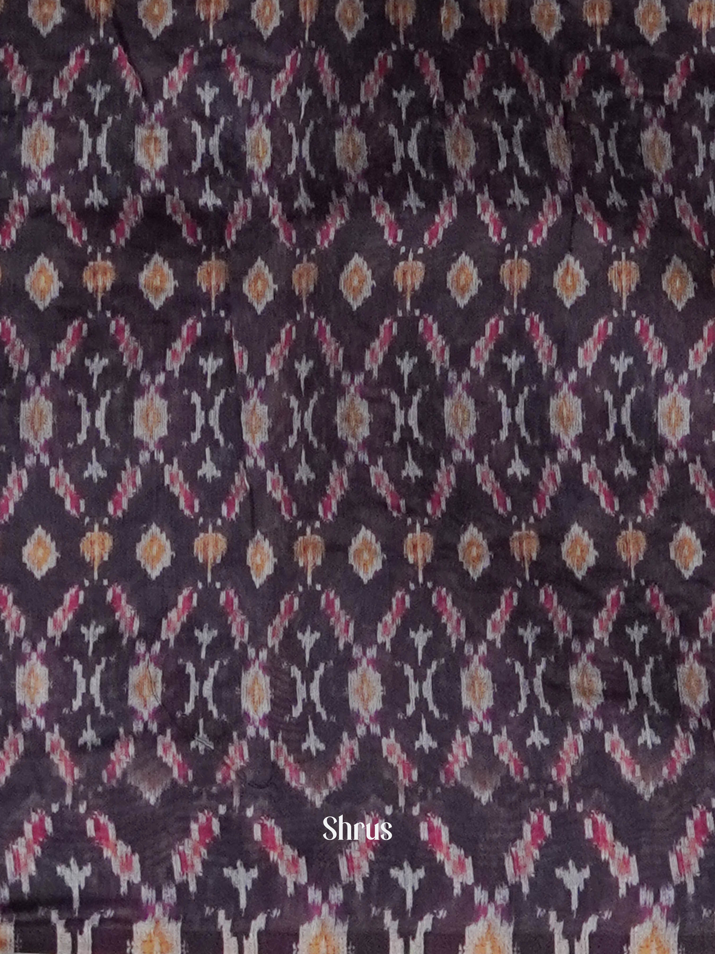 Blue & Black - Semi Kantha Saree - Shop on ShrusEternity.com