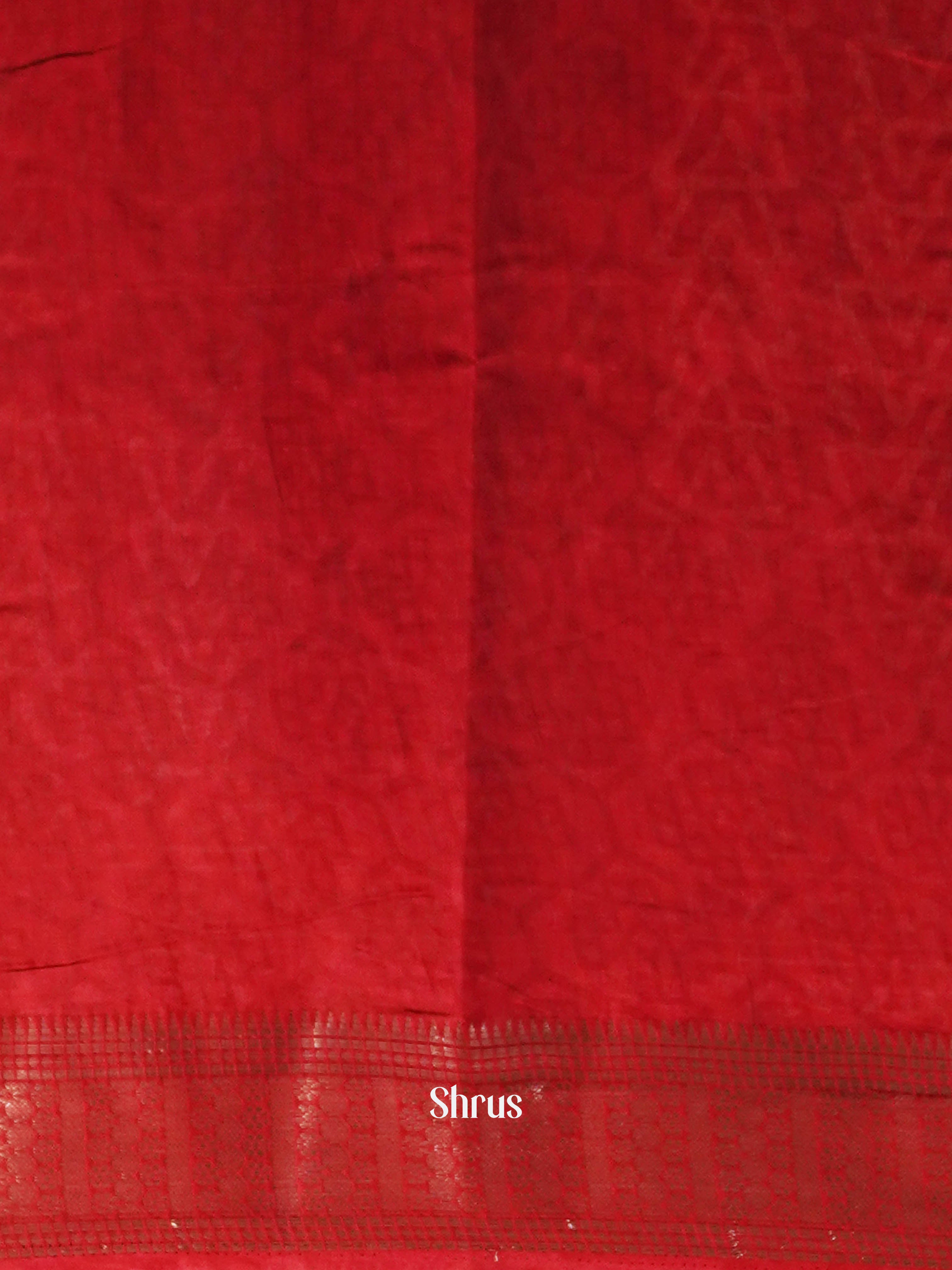 Black & Red- Art Modal Saree - Shop on ShrusEternity.com