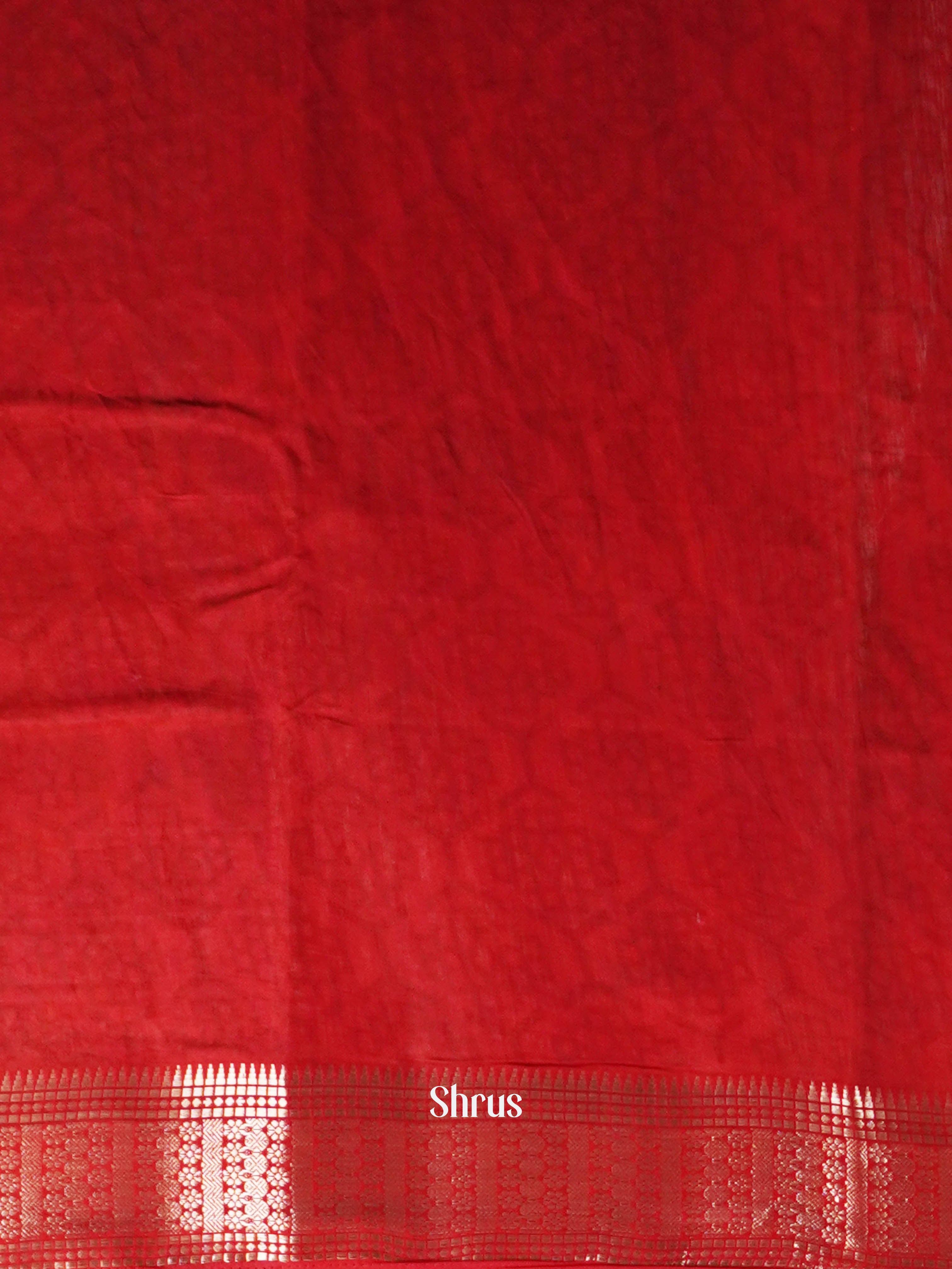 Black & Red - Art Modal Saree - Shop on ShrusEternity.com