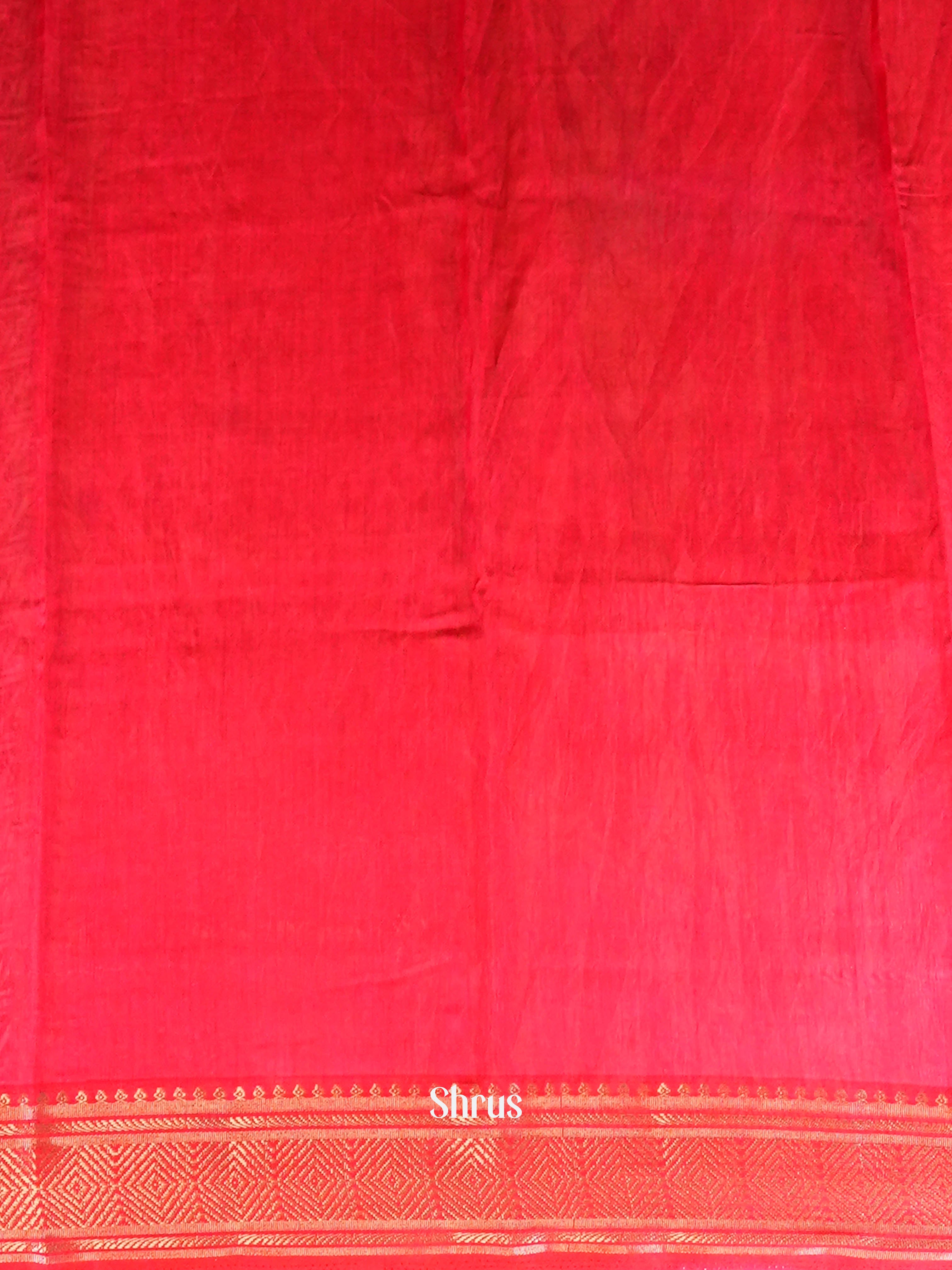 Black & Red - Art Modal Saree - Shop on ShrusEternity.com