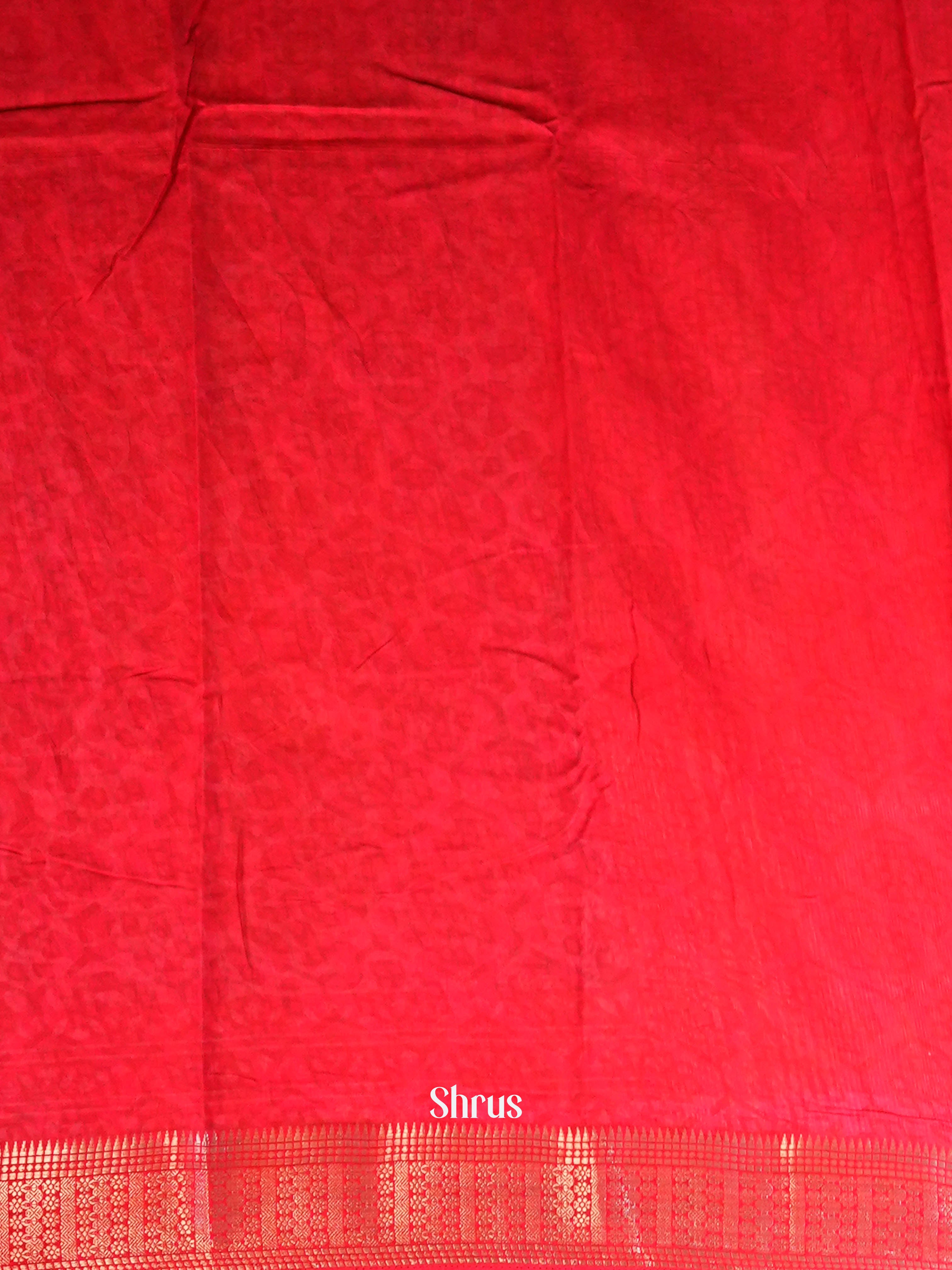 Black & Red - Art Modal Saree - Shop on ShrusEternity.com