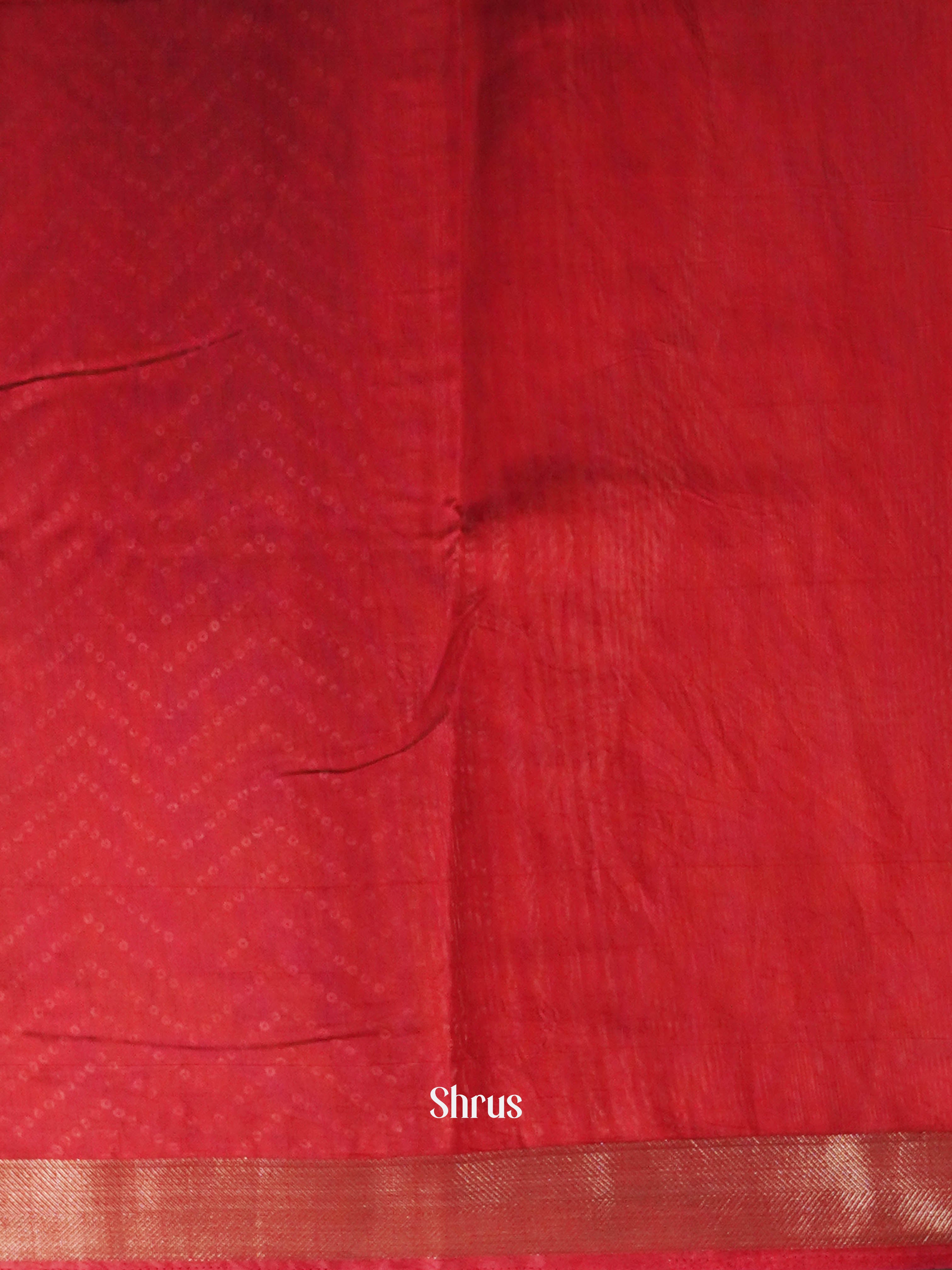 Black & Red - Art Modal Saree - Shop on ShrusEternity.com