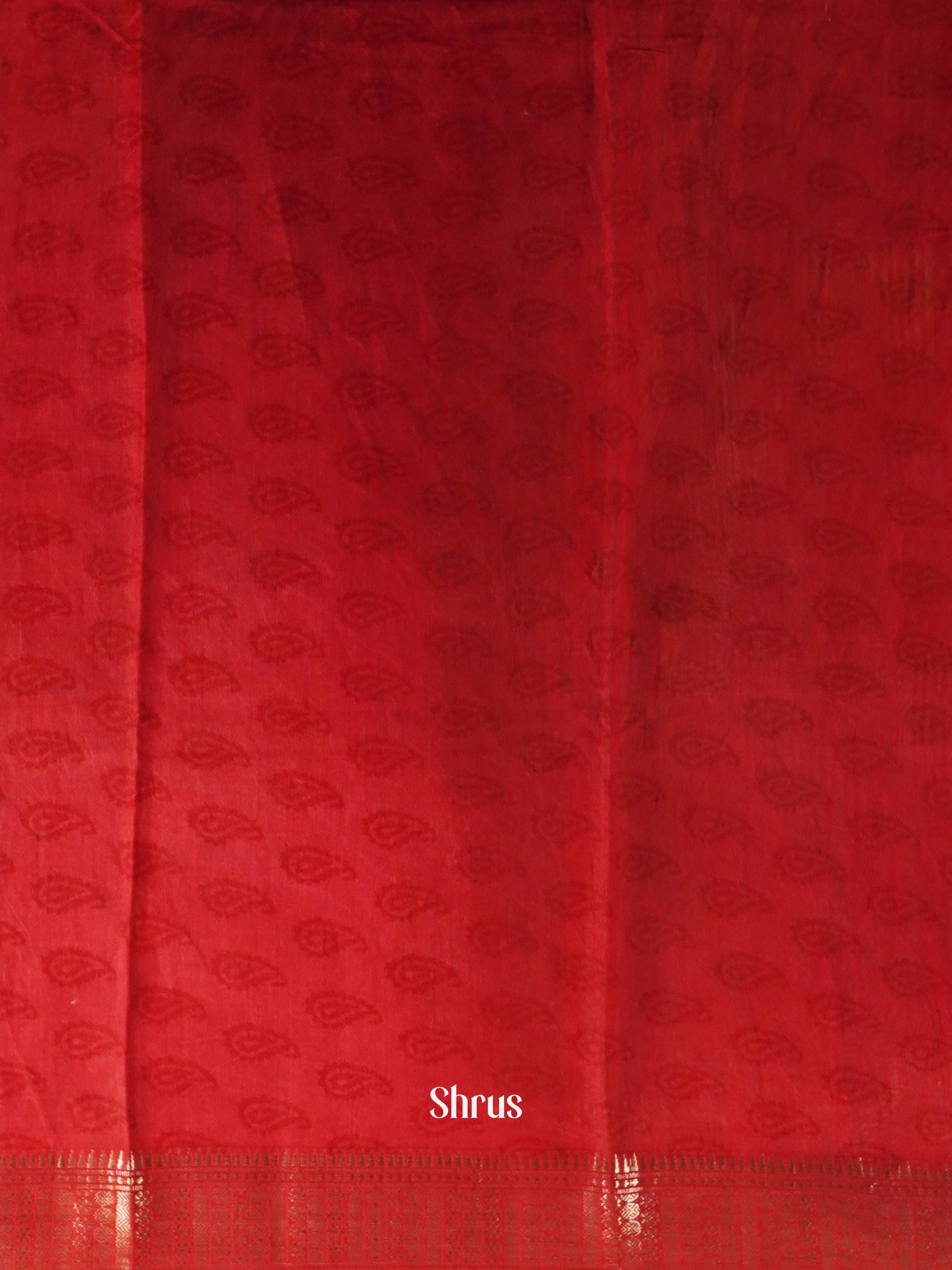 Black & Red - Art Modal Saree - Shop on ShrusEternity.com