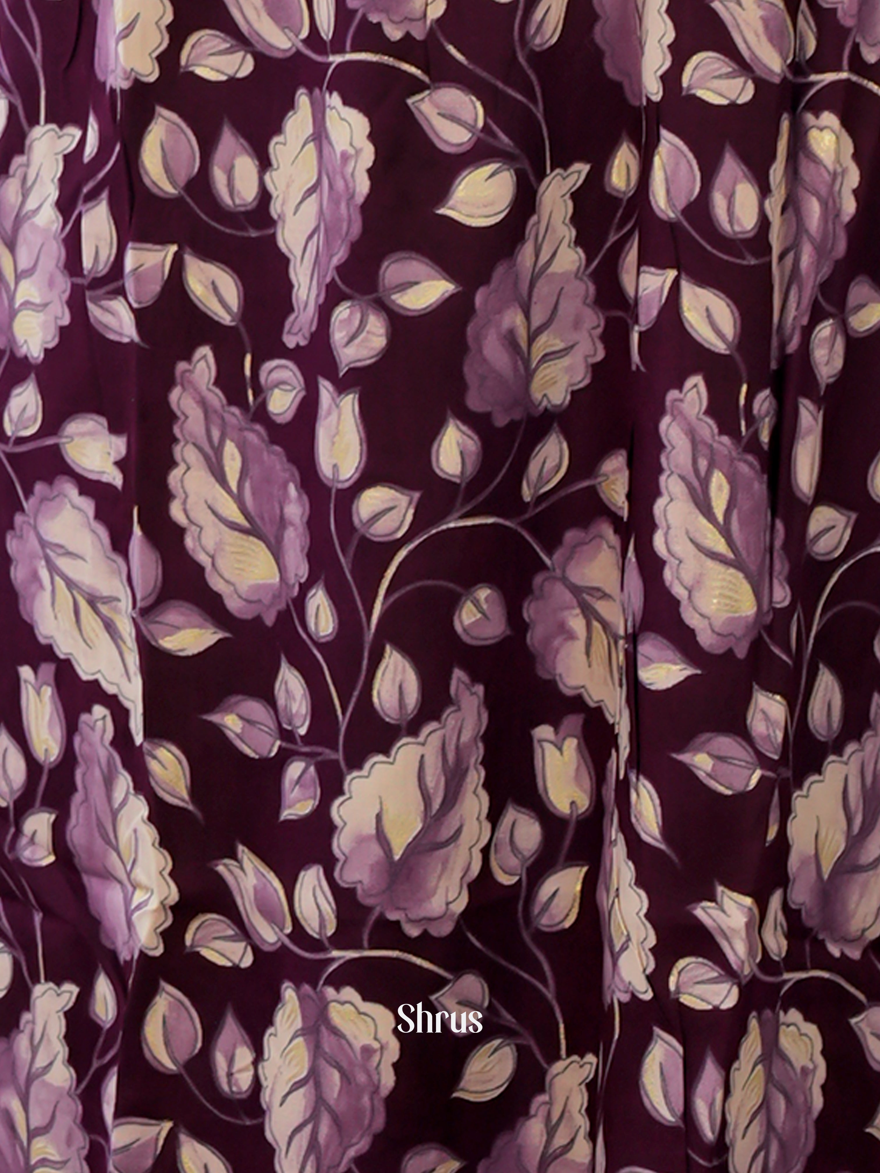 Purple - Readymade kurti - Shop on ShrusEternity.com