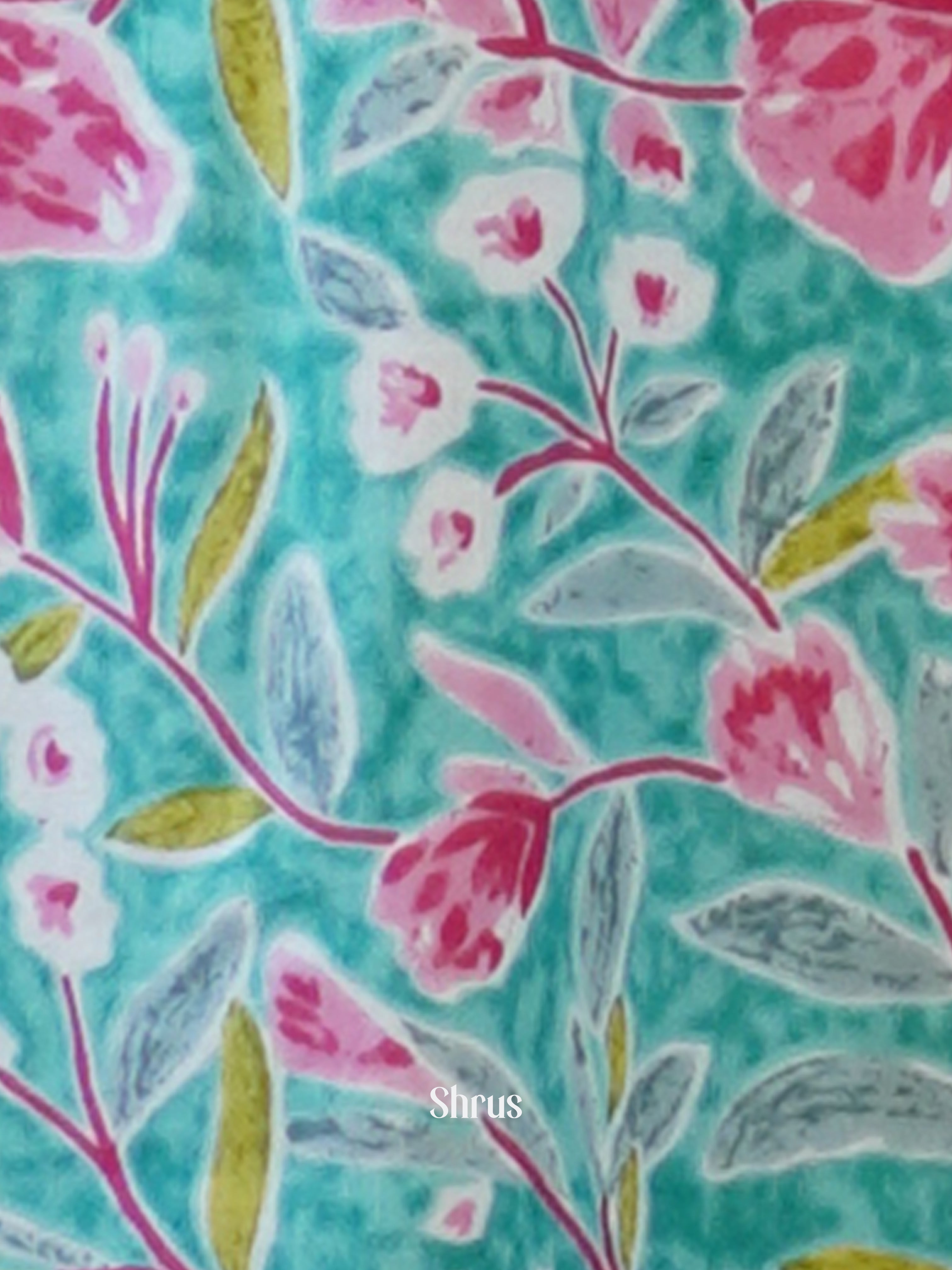 Teal -Casual Printed 3pc Readymade Suits - Shop on ShrusEternity.com