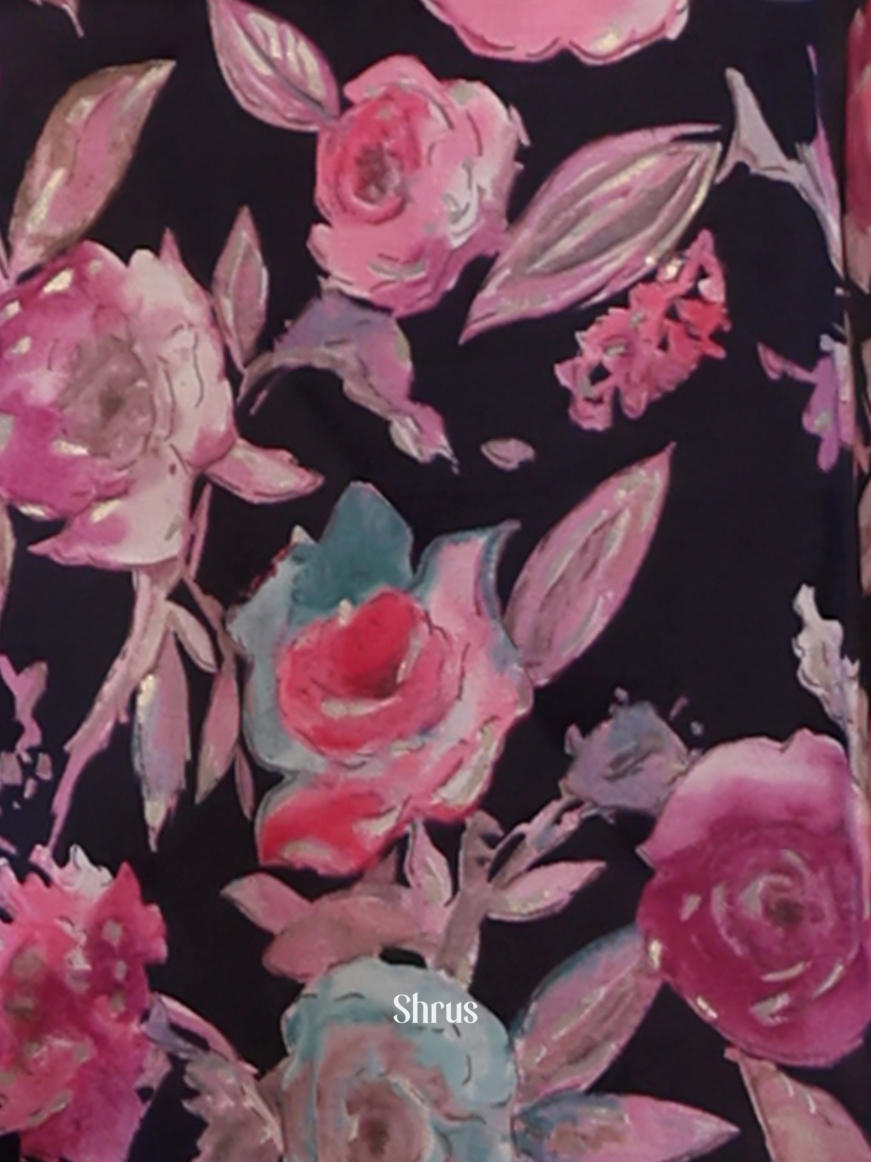 Black & Pink- 3pc Readymade Suits - Shop on ShrusEternity.com