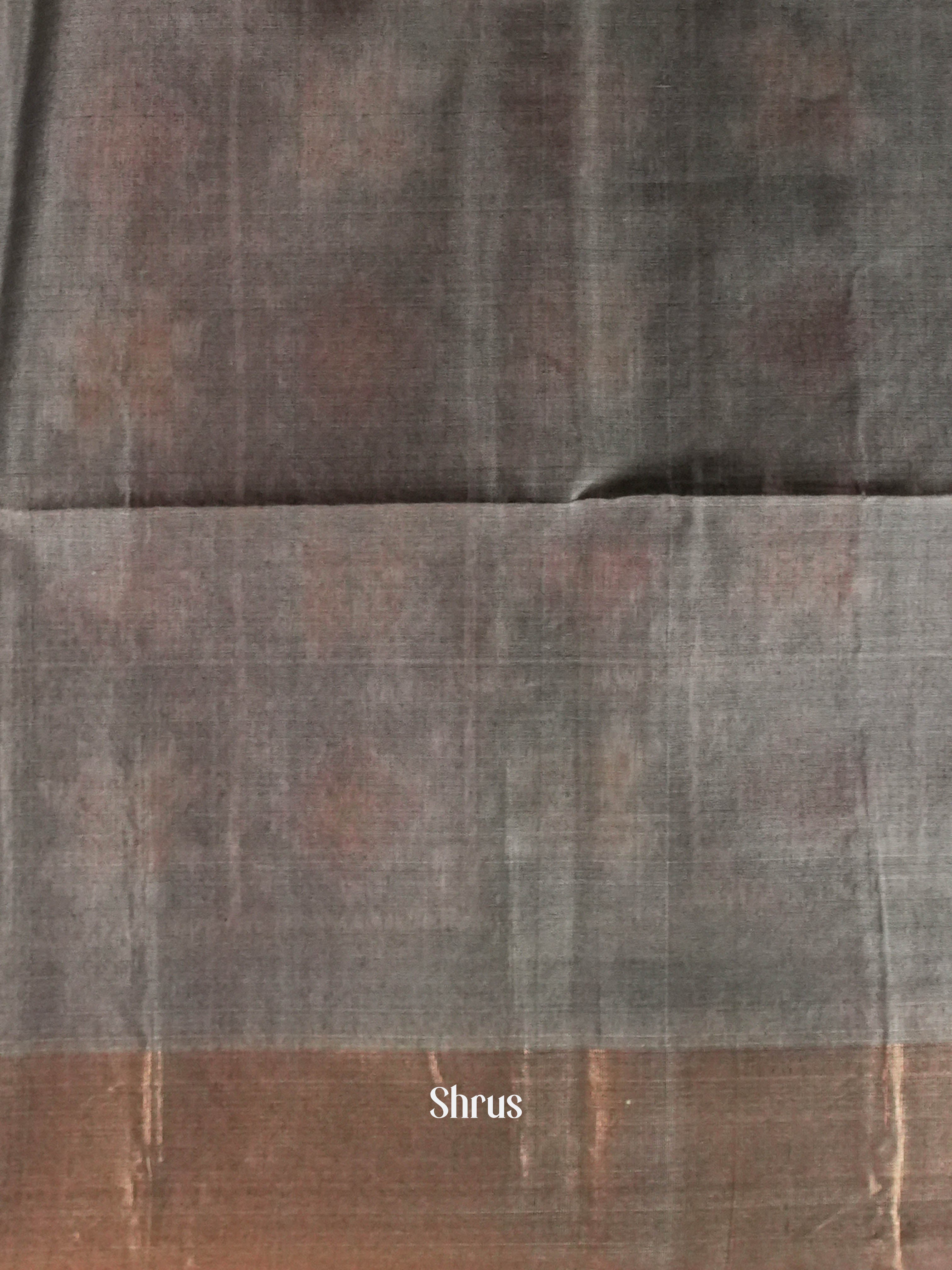 Blue & Grey - Pochampally sico Saree - Shop on ShrusEternity.com