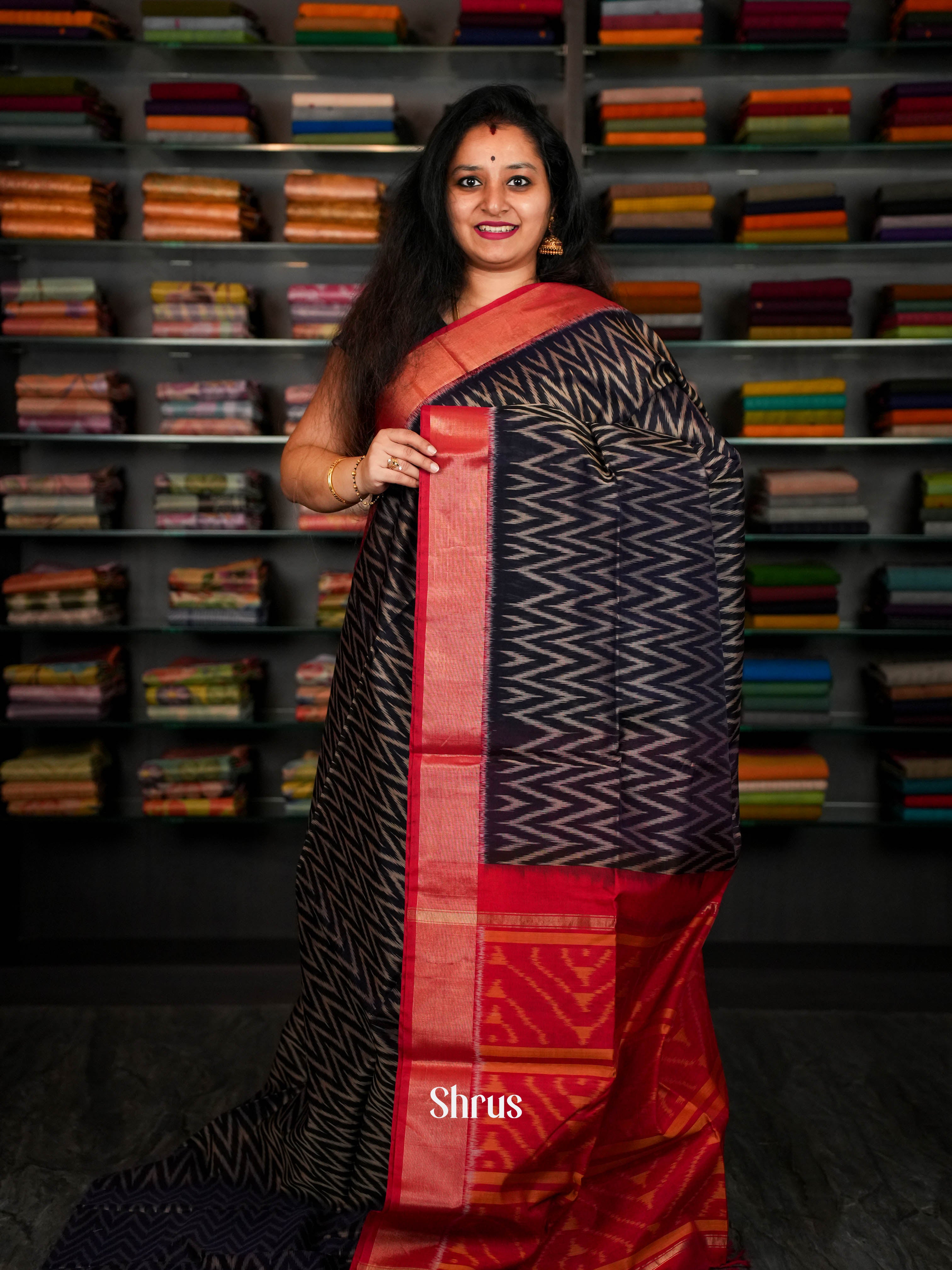 CIS02014 - Pochampally sico Saree - Shop on ShrusEternity.com