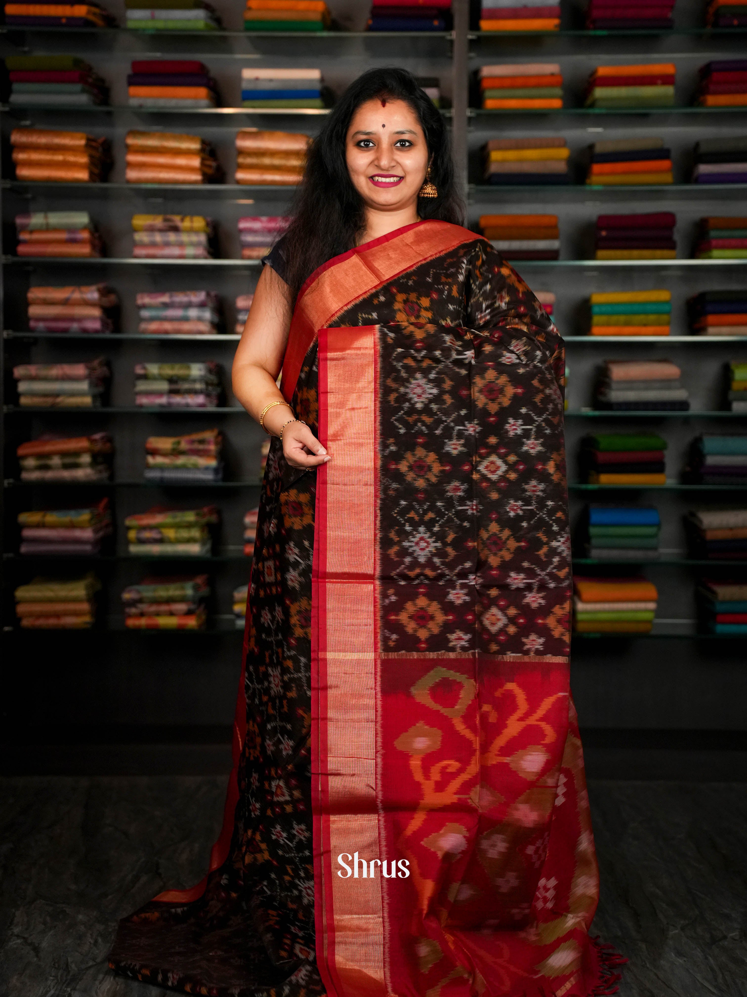 CIS02026 - Pochampally sico Saree - Shop on ShrusEternity.com