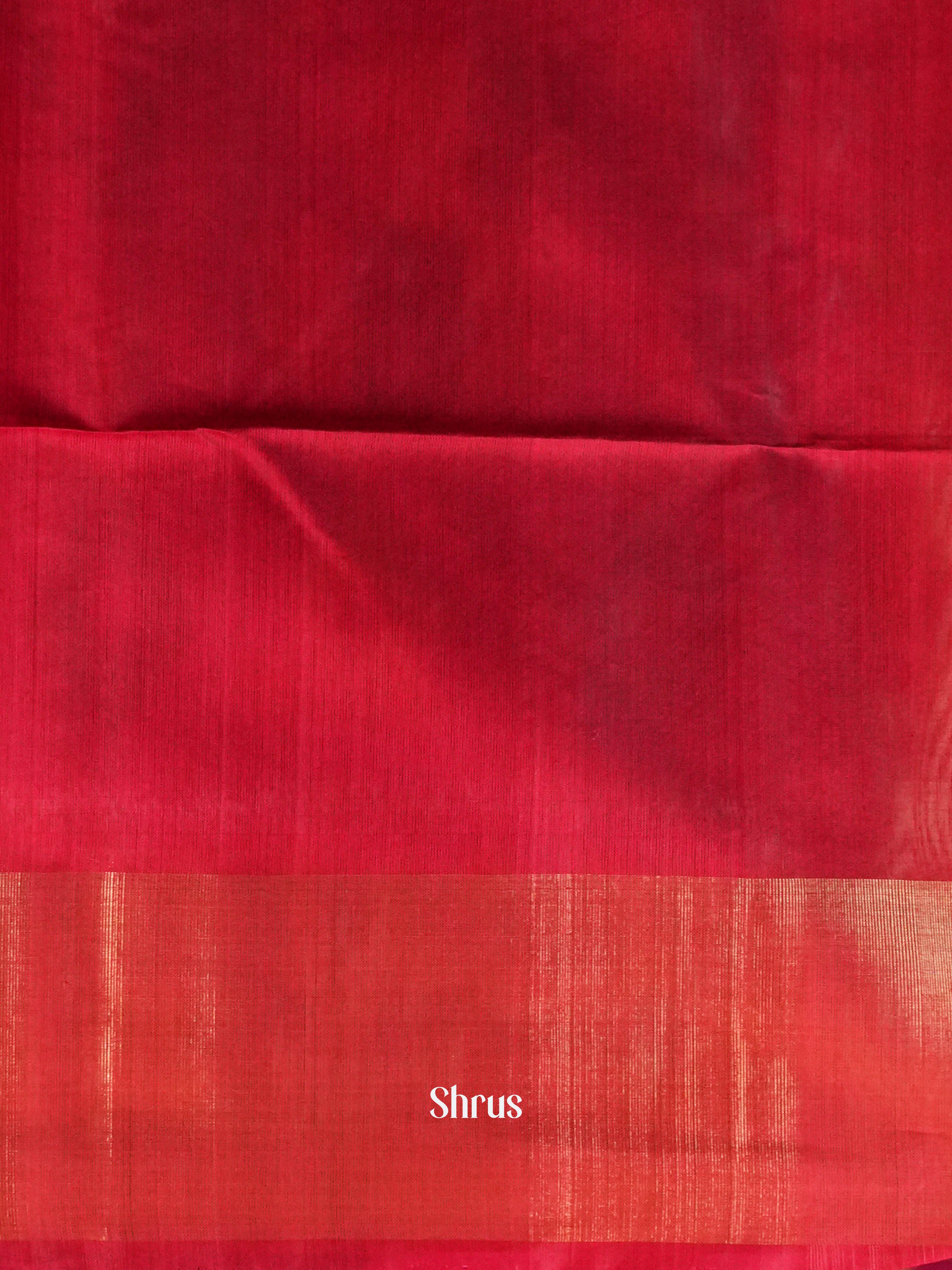 Purple & Red - Pochampally sico Saree - Shop on ShrusEternity.com