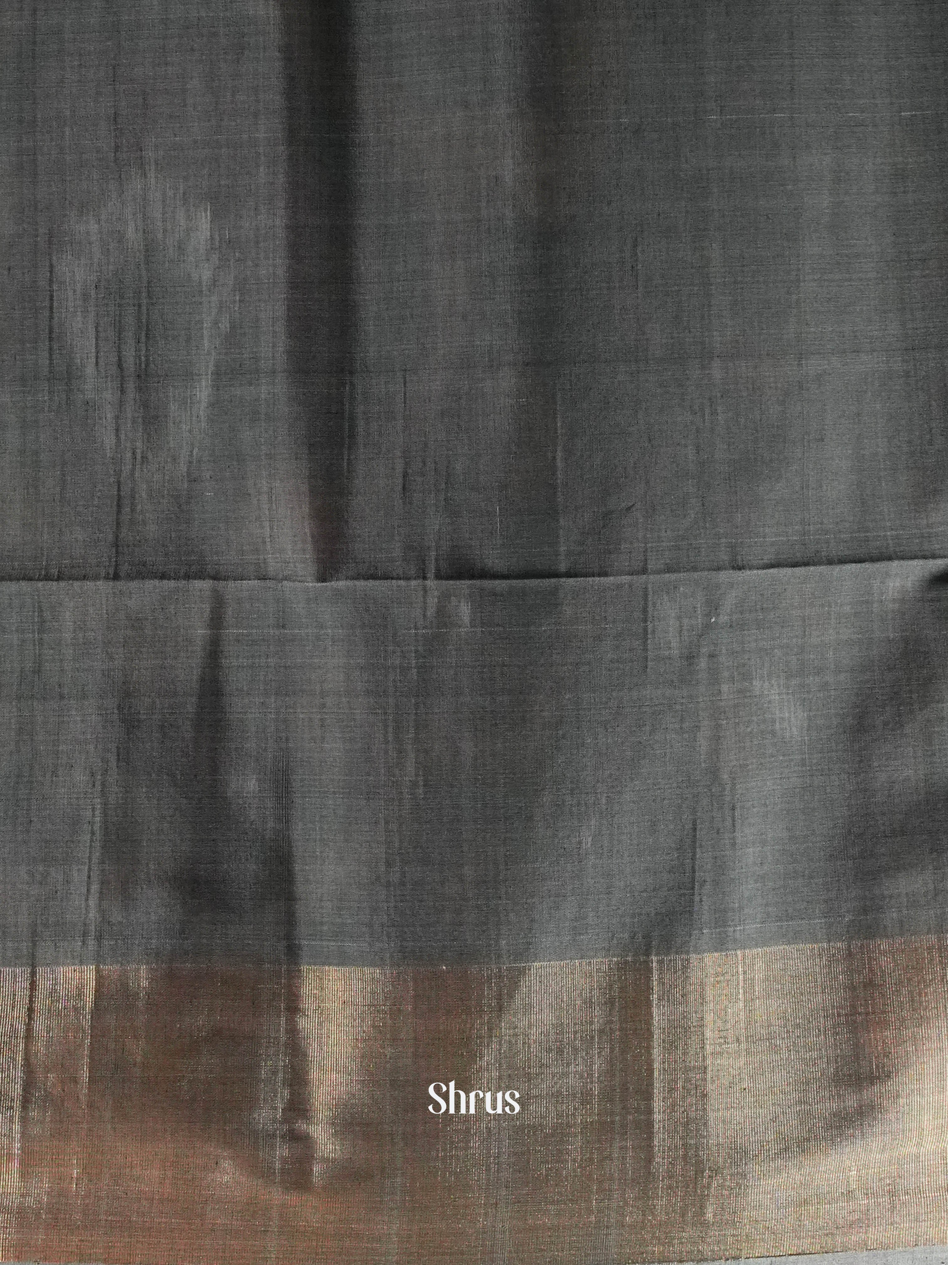 Maroon & Grey - Pochampally sico Saree - Shop on ShrusEternity.com