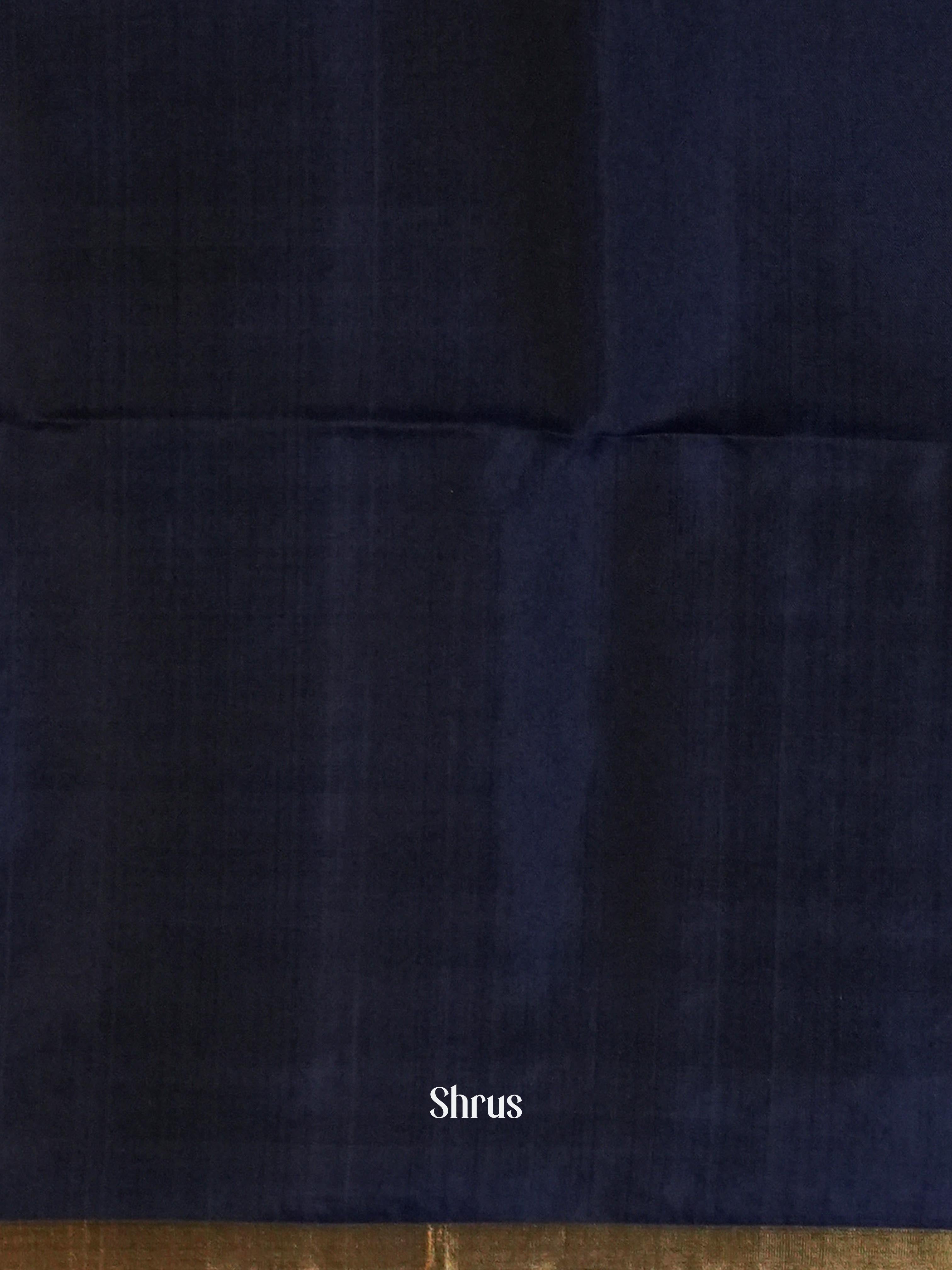 Greenish Blue & Deep Indigo - Soft Silk Saree - Shop on ShrusEternity.com