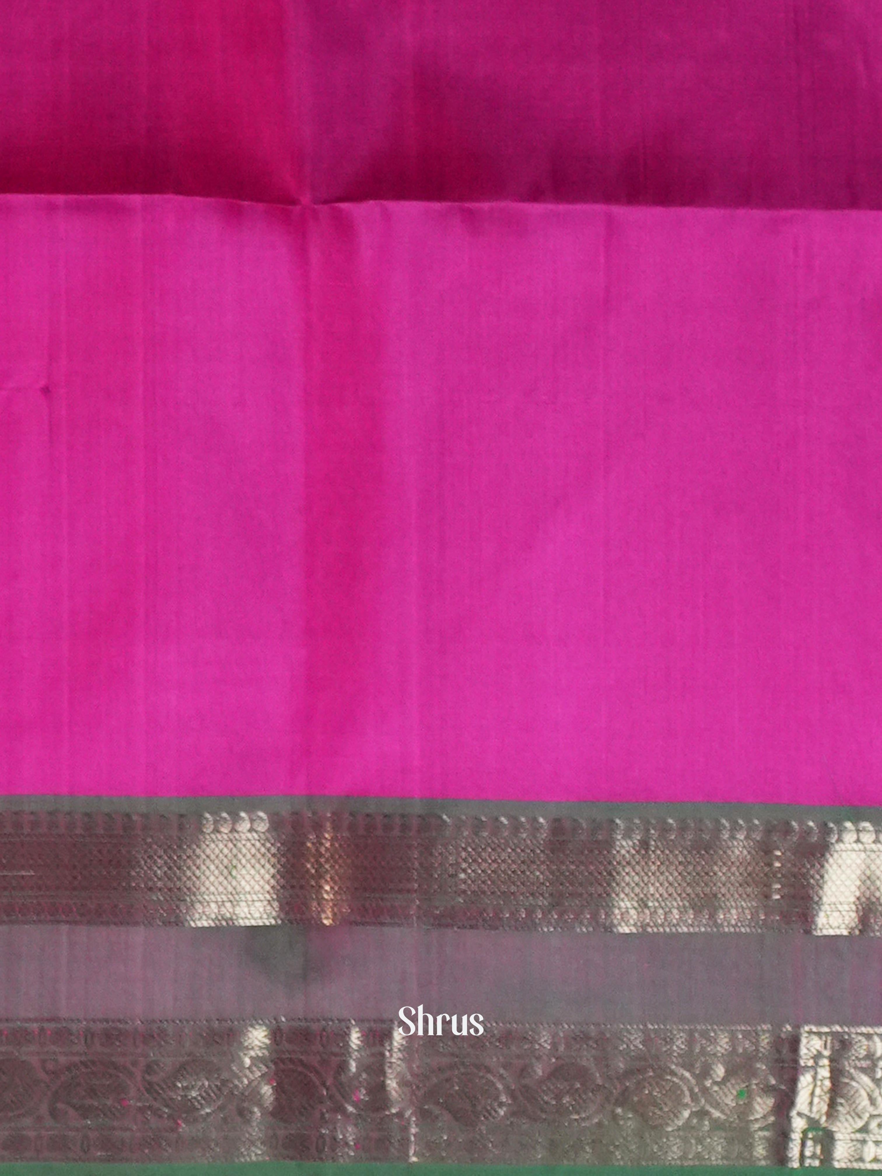 Rosy Pink & Ganga Jamuna - Soft Silk saree - Shop on ShrusEternity.com