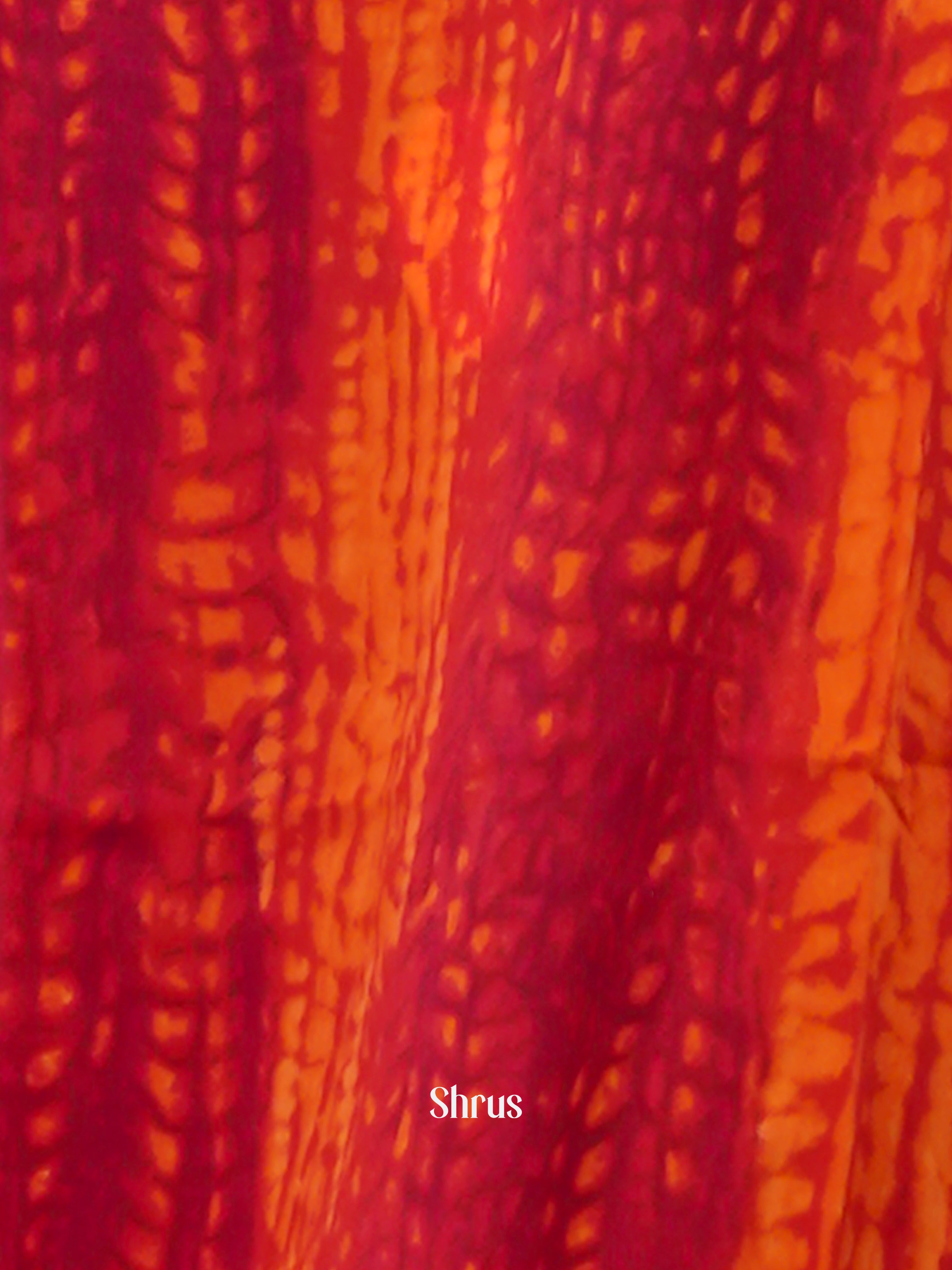 Orange- Readymade Kurti - Shop on ShrusEternity.com