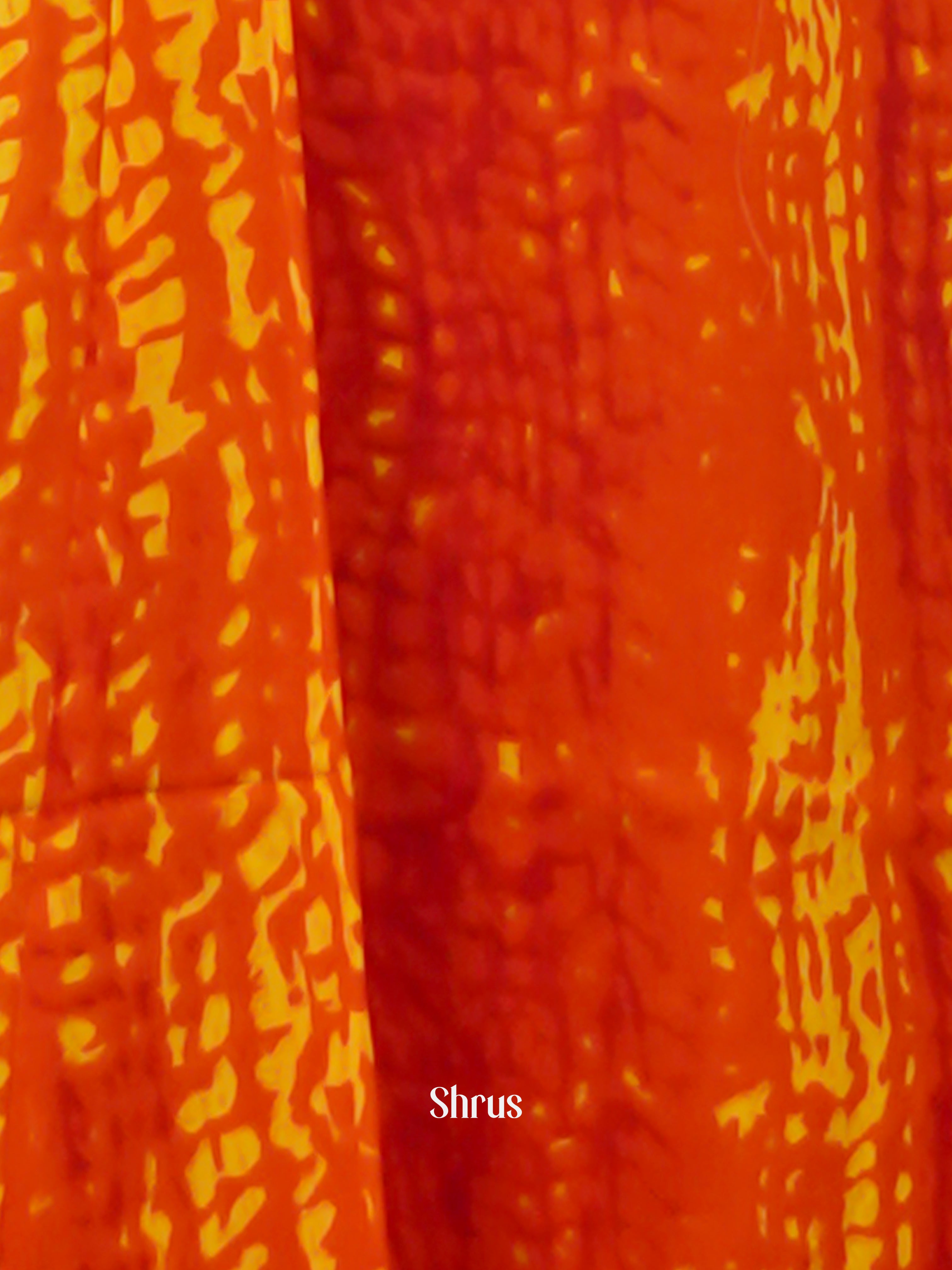 Orange - Readymade Kurti - Shop on ShrusEternity.com