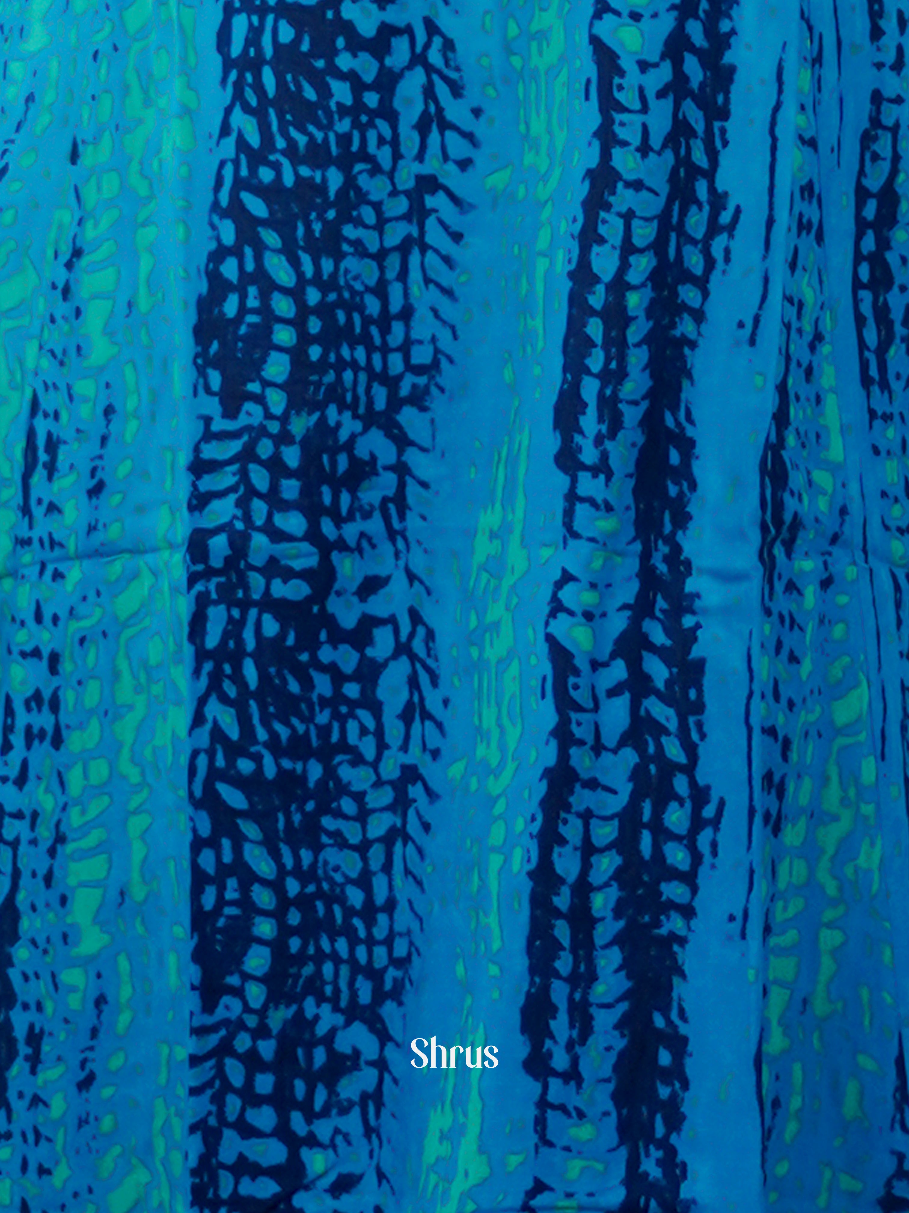 Blue - Readymade Kurti - Shop on ShrusEternity.com