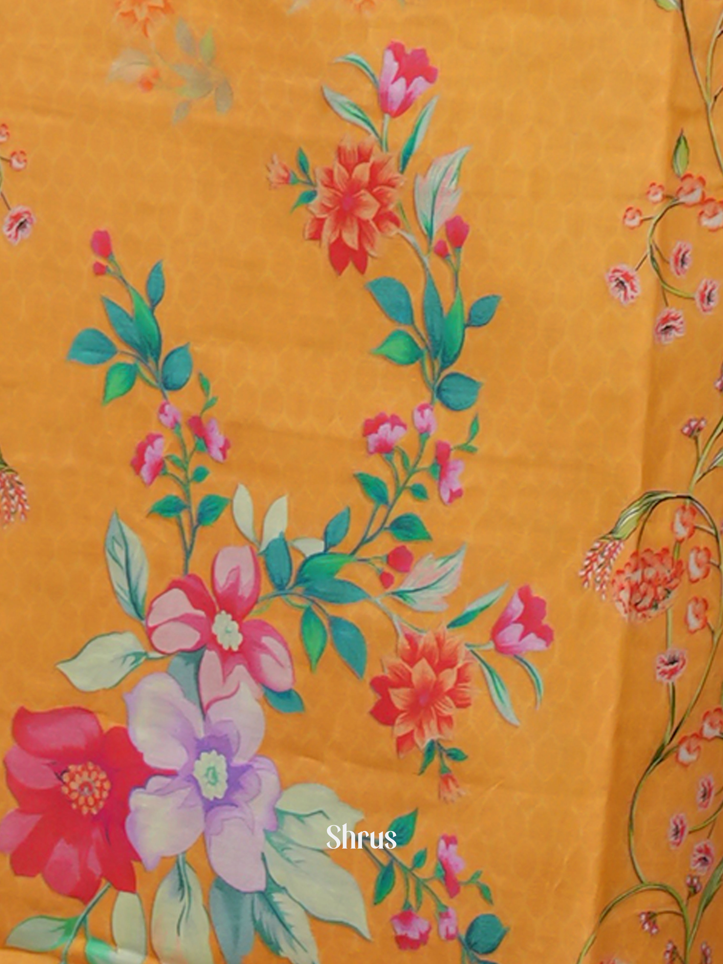 Green & Orange - 3pc Readymade Suits - Shop on ShrusEternity.com