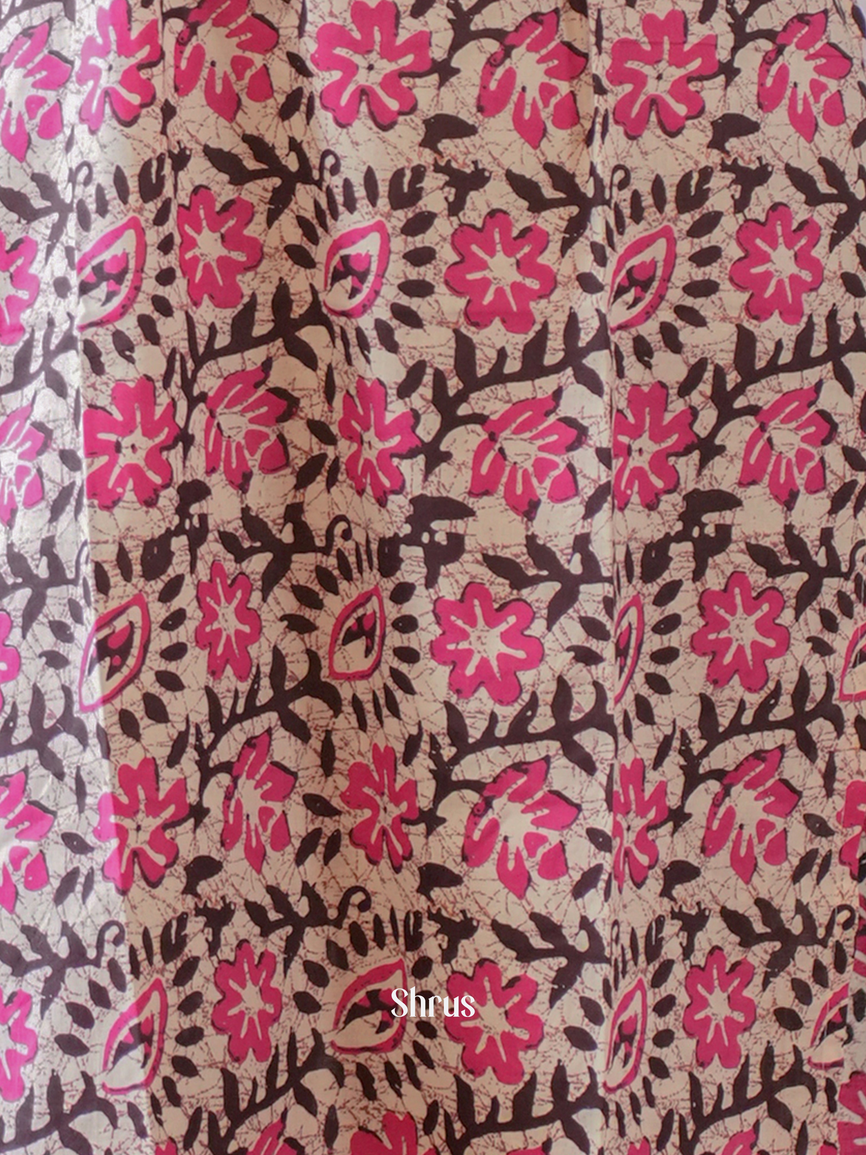 Cream & pInk - Readymade Kurti - Shop on ShrusEternity.com