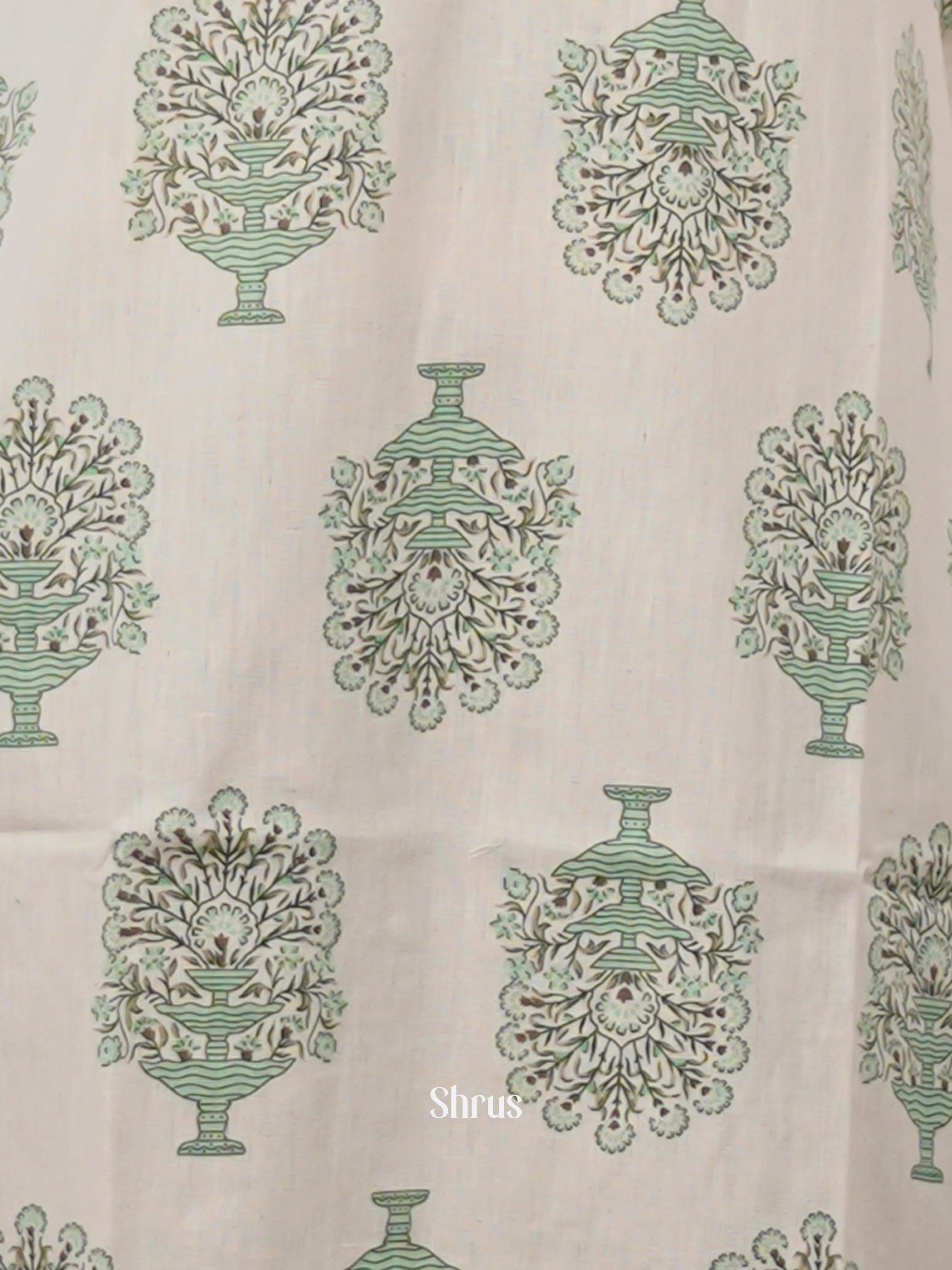 Cream - Readymade Kurti - Shop on ShrusEternity.com