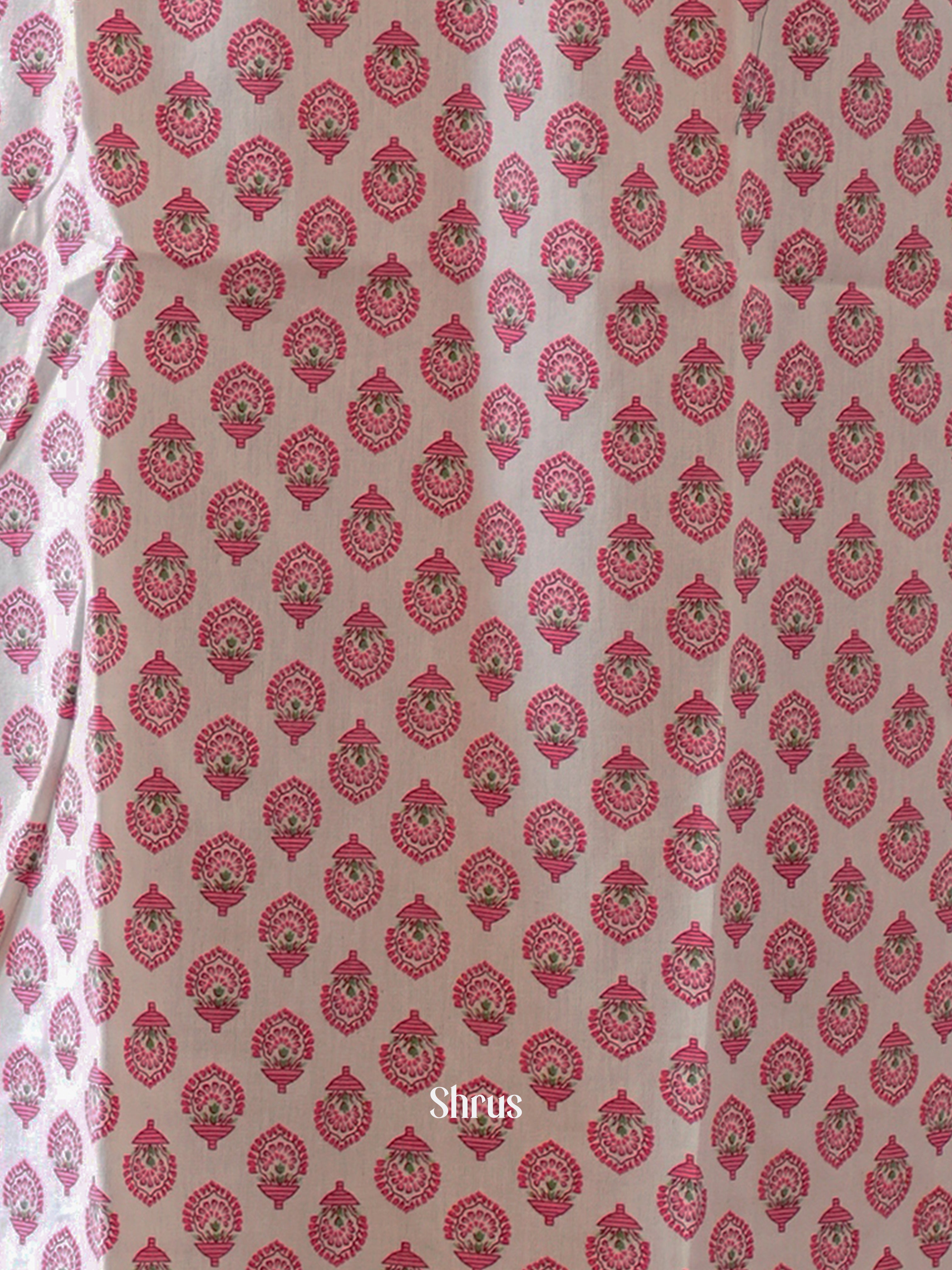 Cream & Red - Readymade Kurti - Shop on ShrusEternity.com