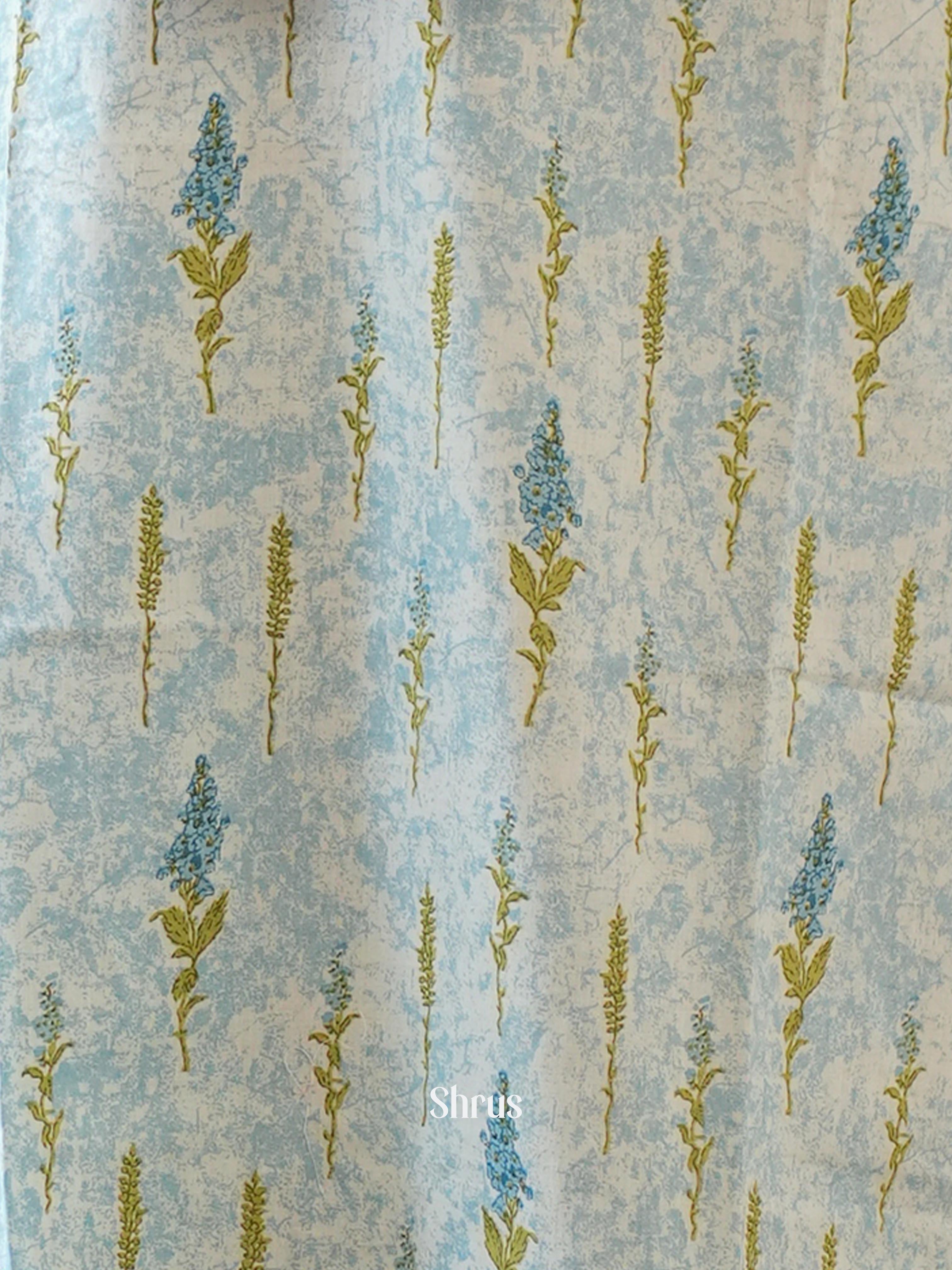 Blue- Readymade Kurti - Shop on ShrusEternity.com