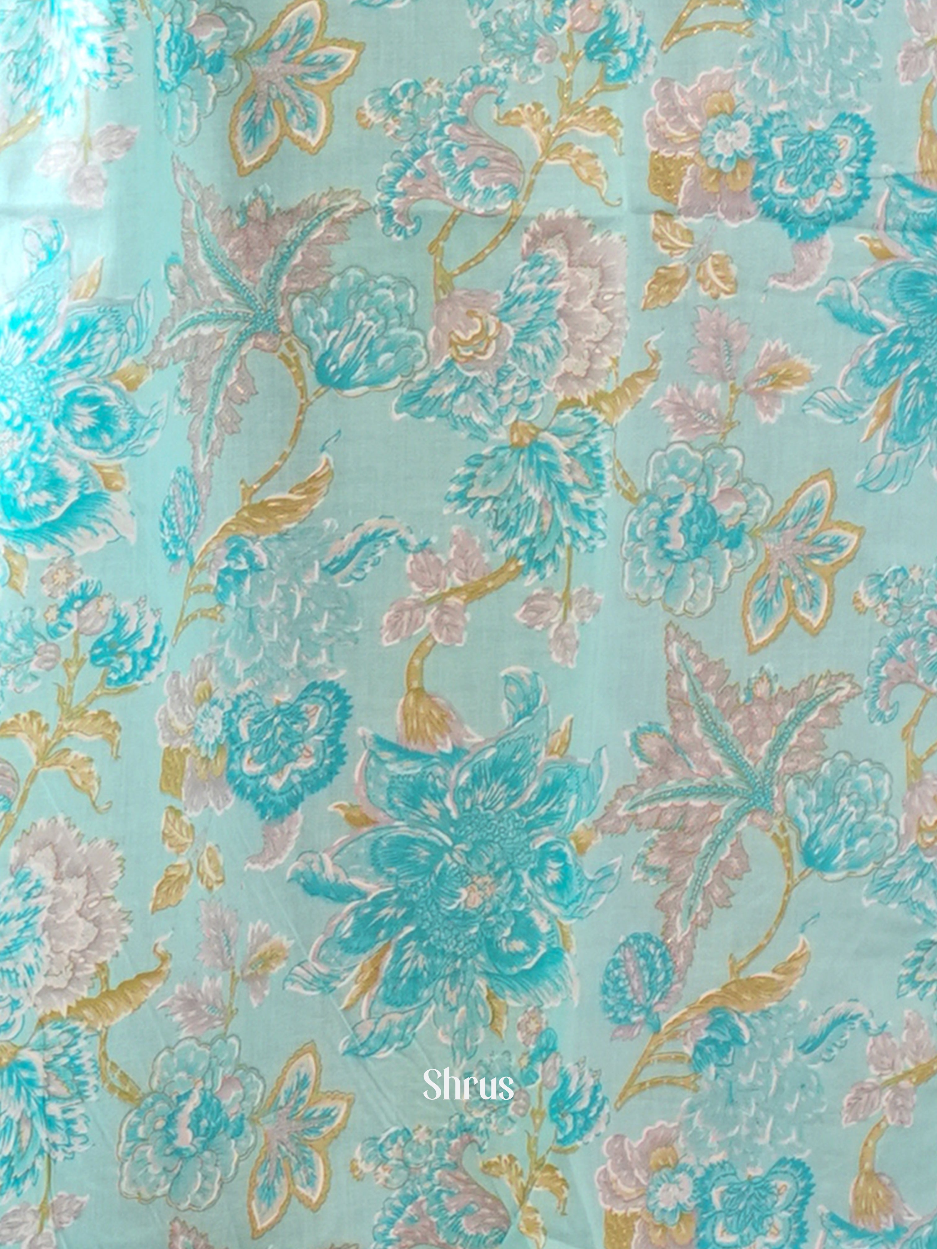 Blue - Readymade Kurti - Shop on ShrusEternity.com