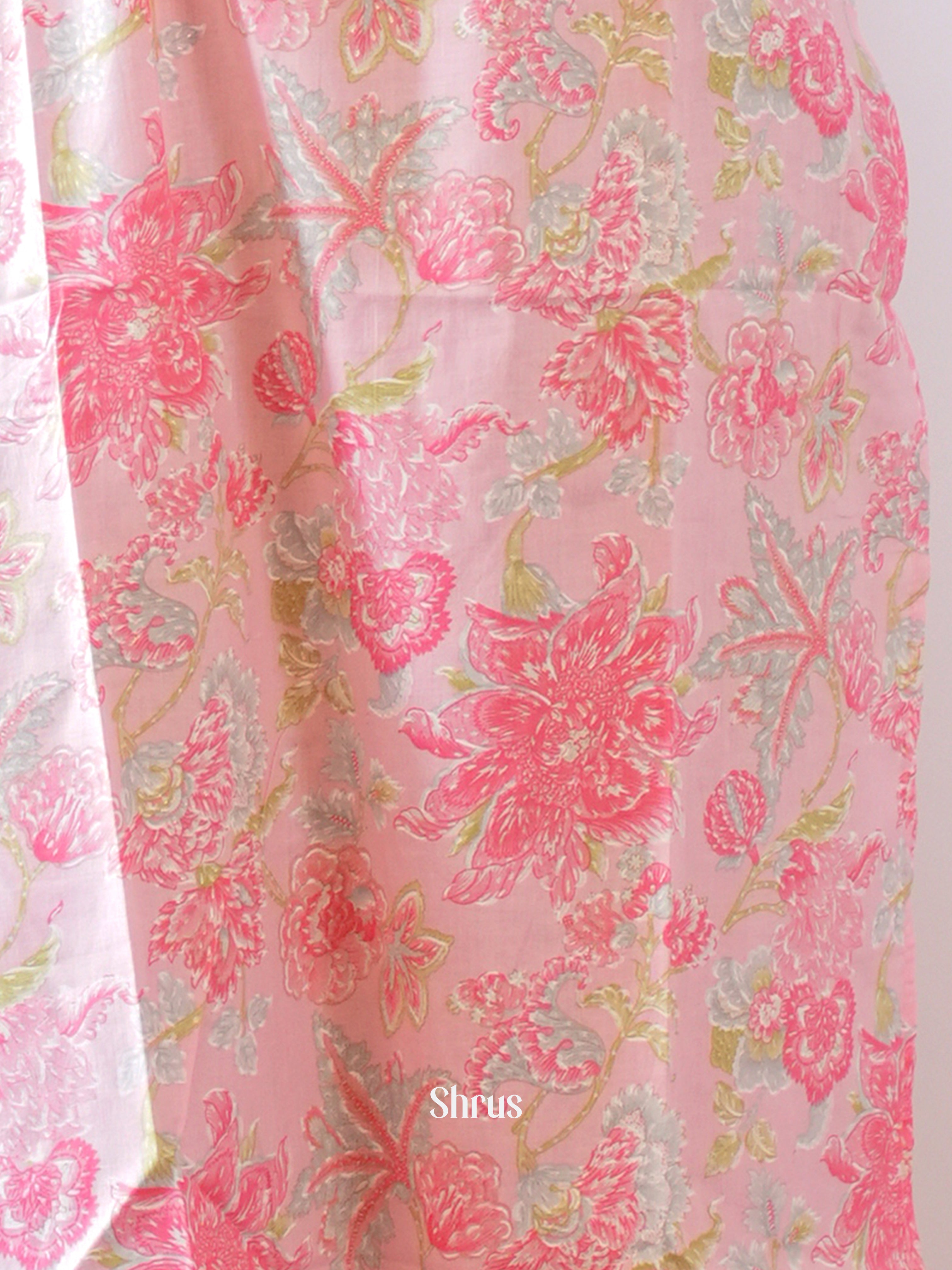 Pink - Readymade Kurti - Shop on ShrusEternity.com