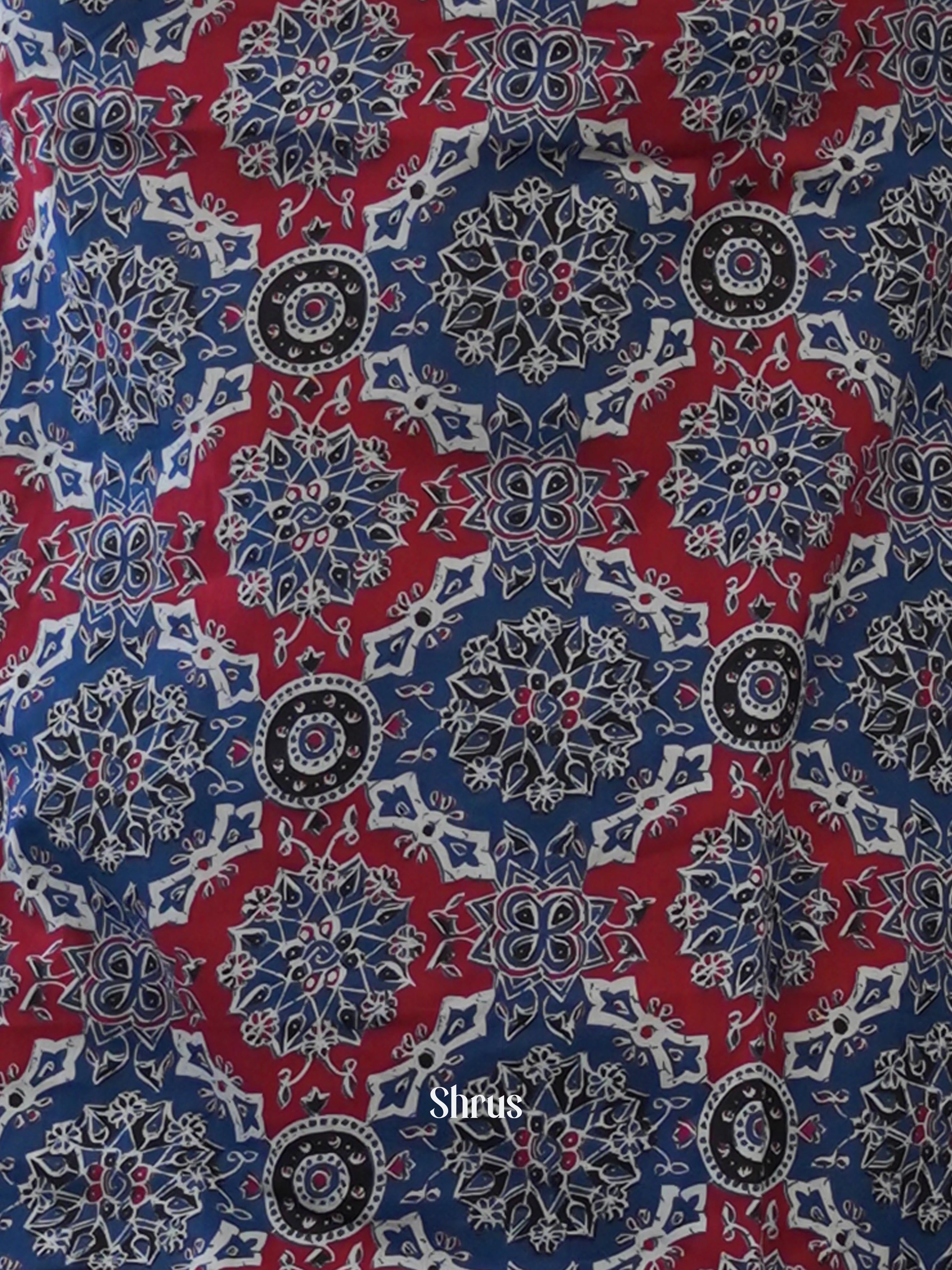 Blue & Maroon - 3pc Printed Readymade Suits - Shop on ShrusEternity.com